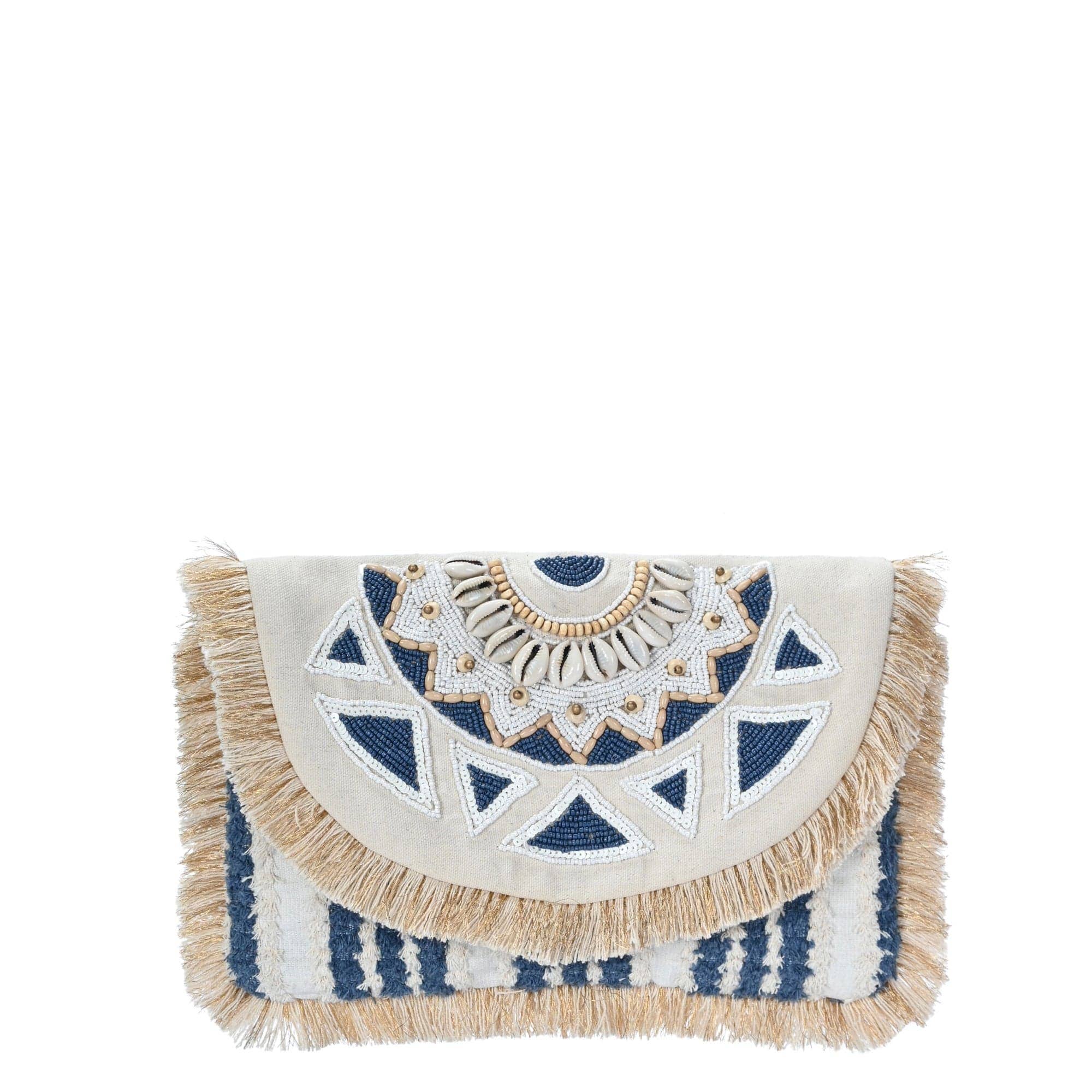 Shells&Beads Fringe Clutch - Image 5