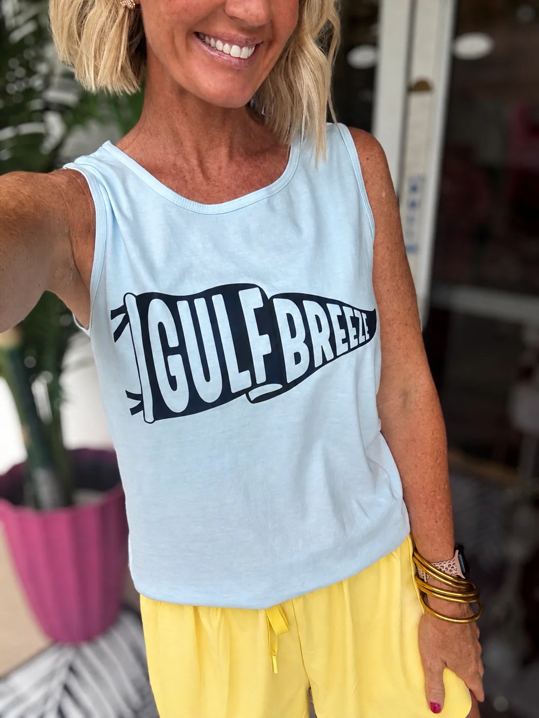Baby Blue Gulf Breeze Penant Tank - Image 3