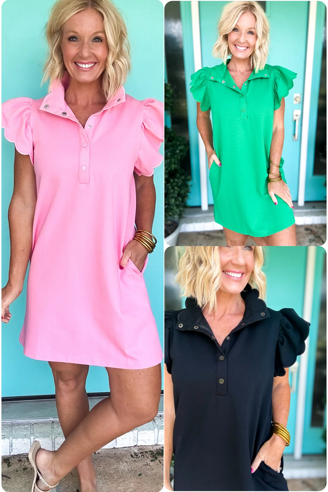 Brunch Babe Scalloped Dress - Image 6