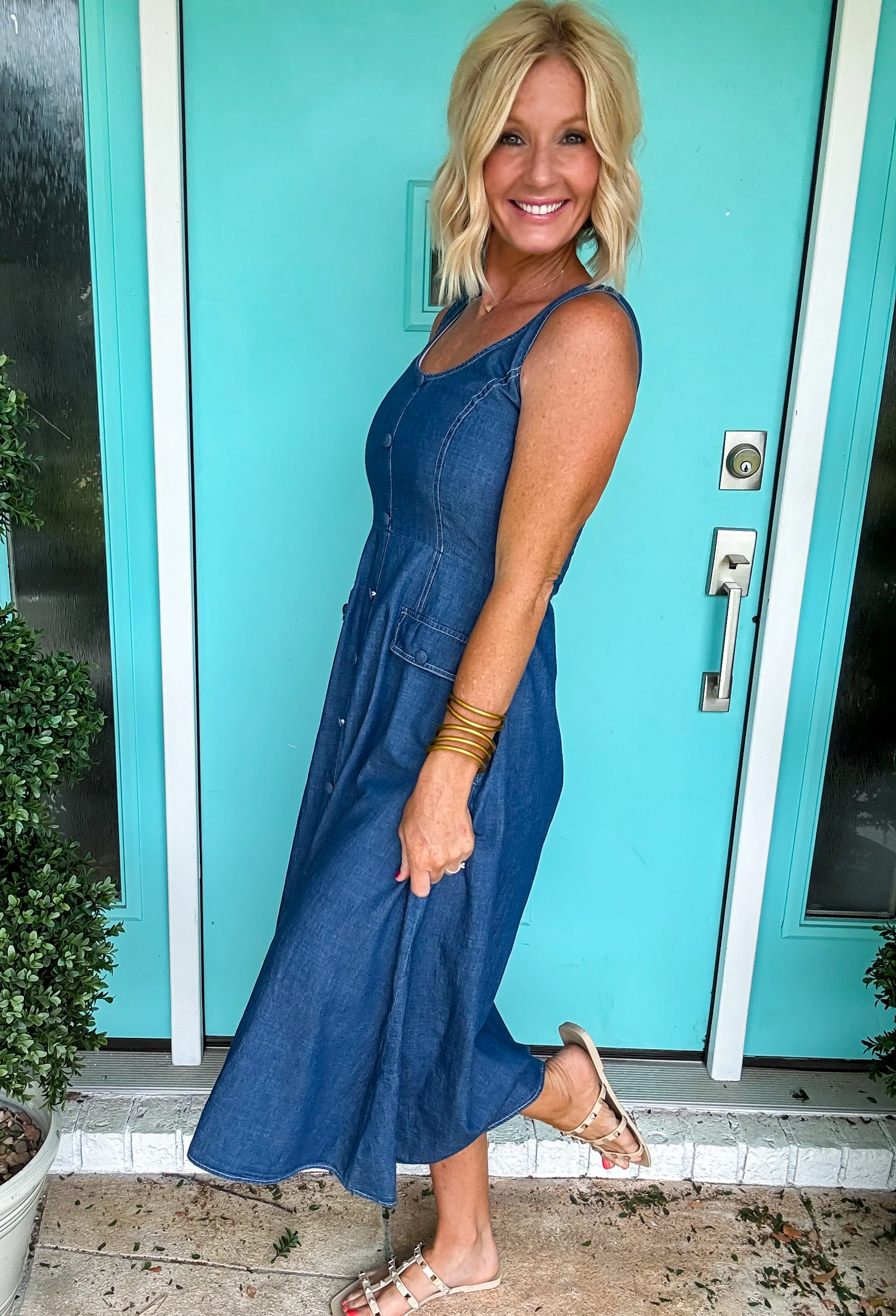 Denim Grace Dress - Image 2