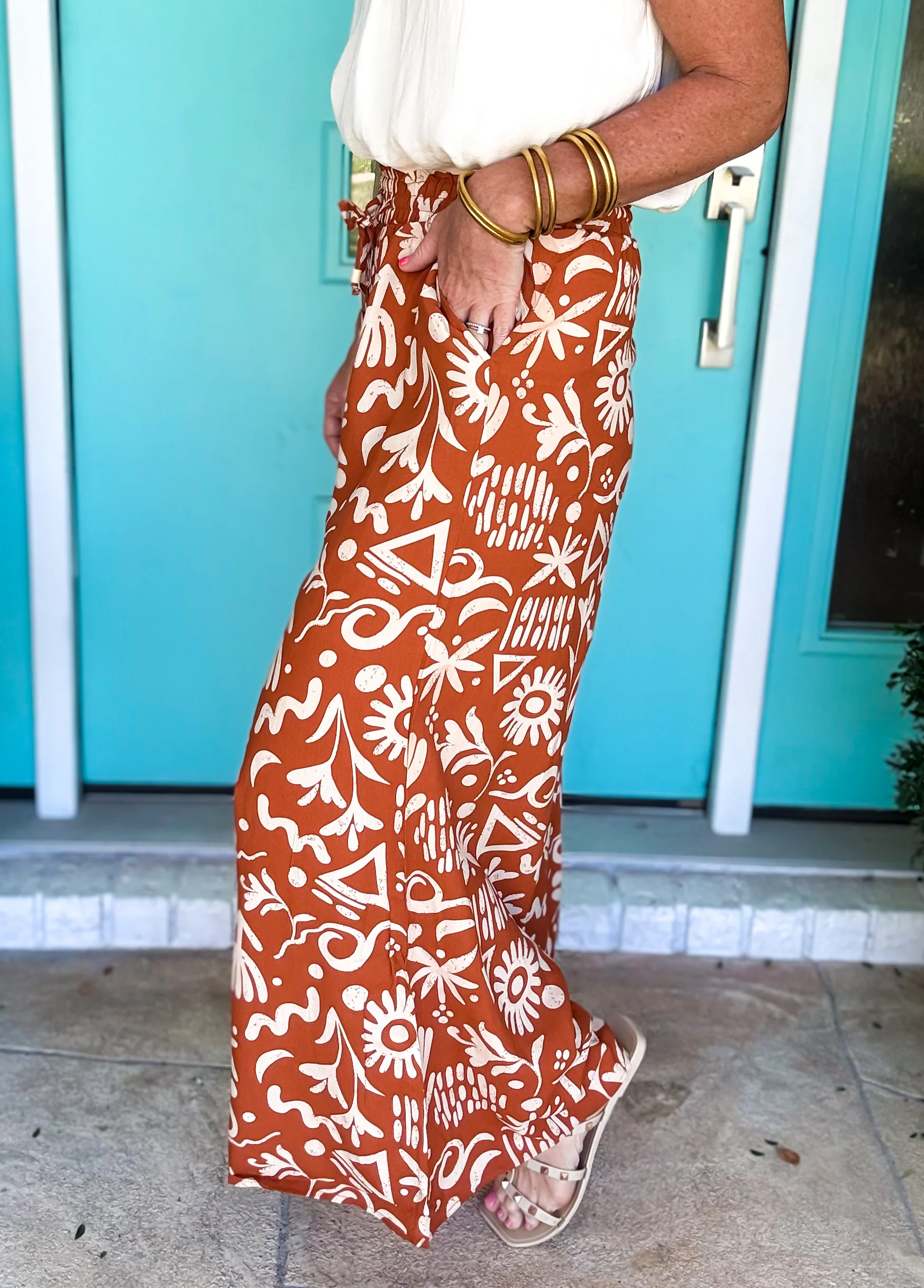 Dizzy Drape Wide Leg Pants - Image 10