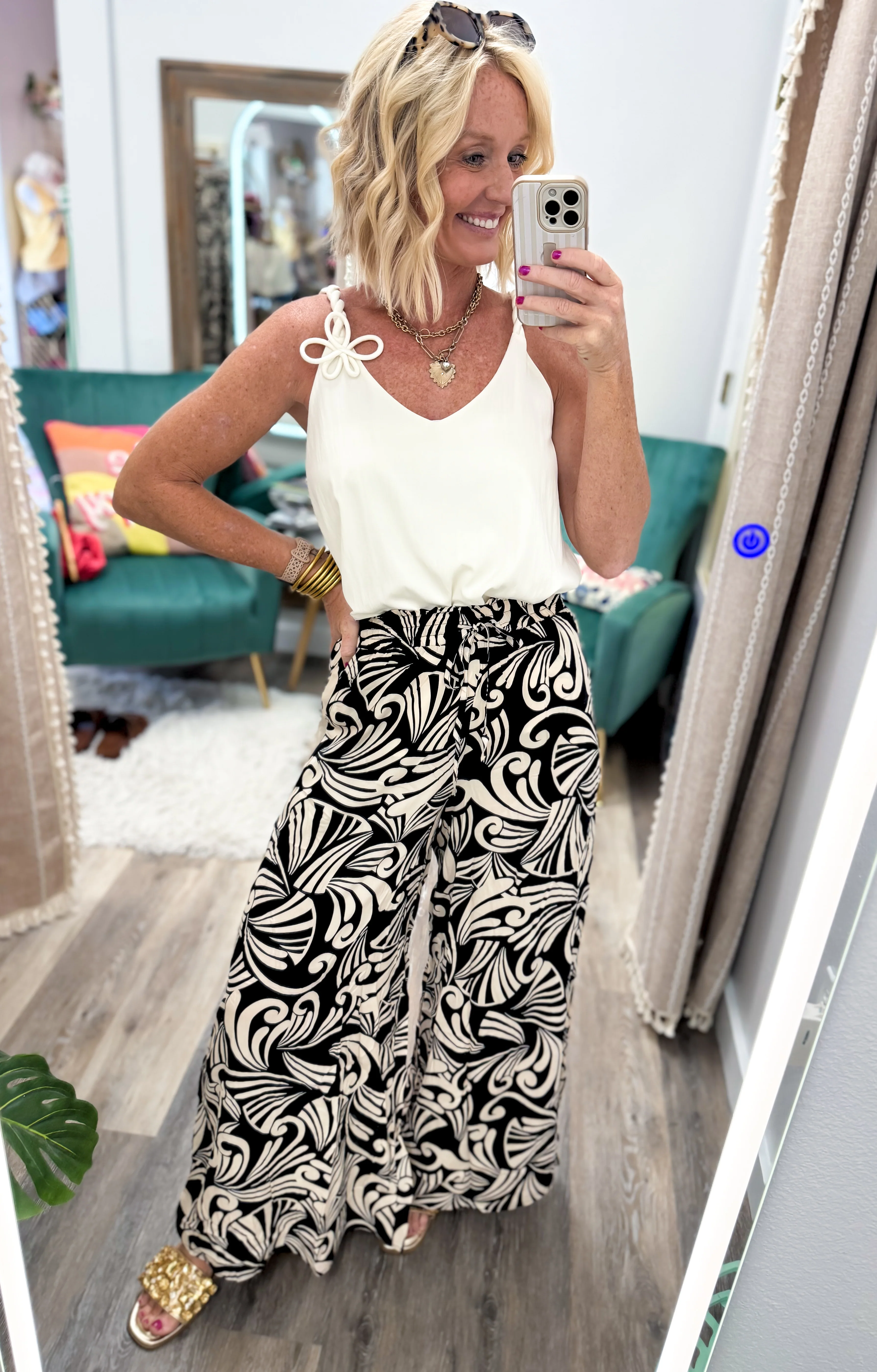 Dizzy Drape Wide Leg Pants - Image 6