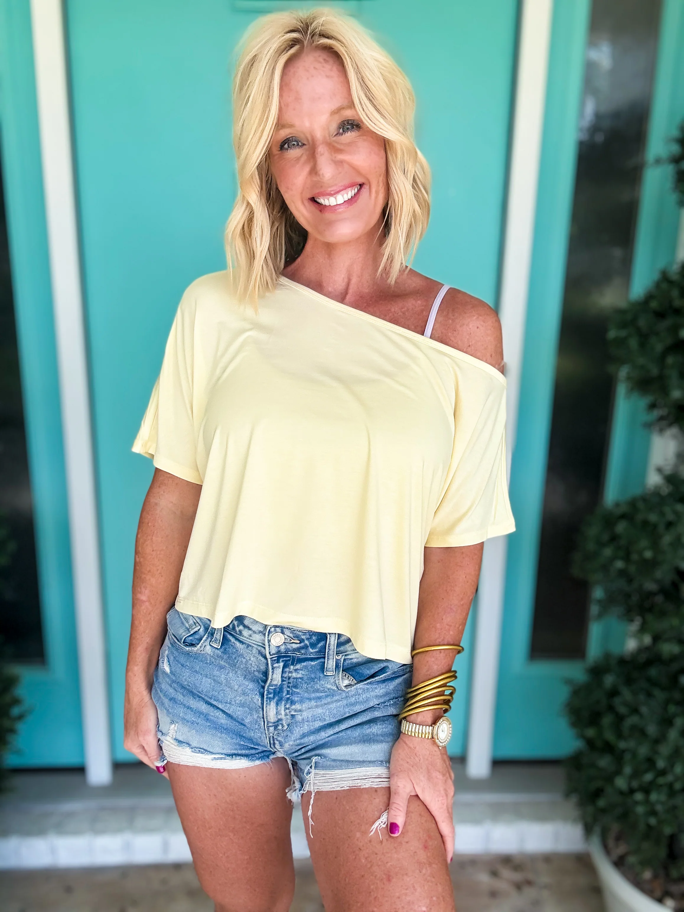 Easy Does It Off the Shoulder Top - Image 3