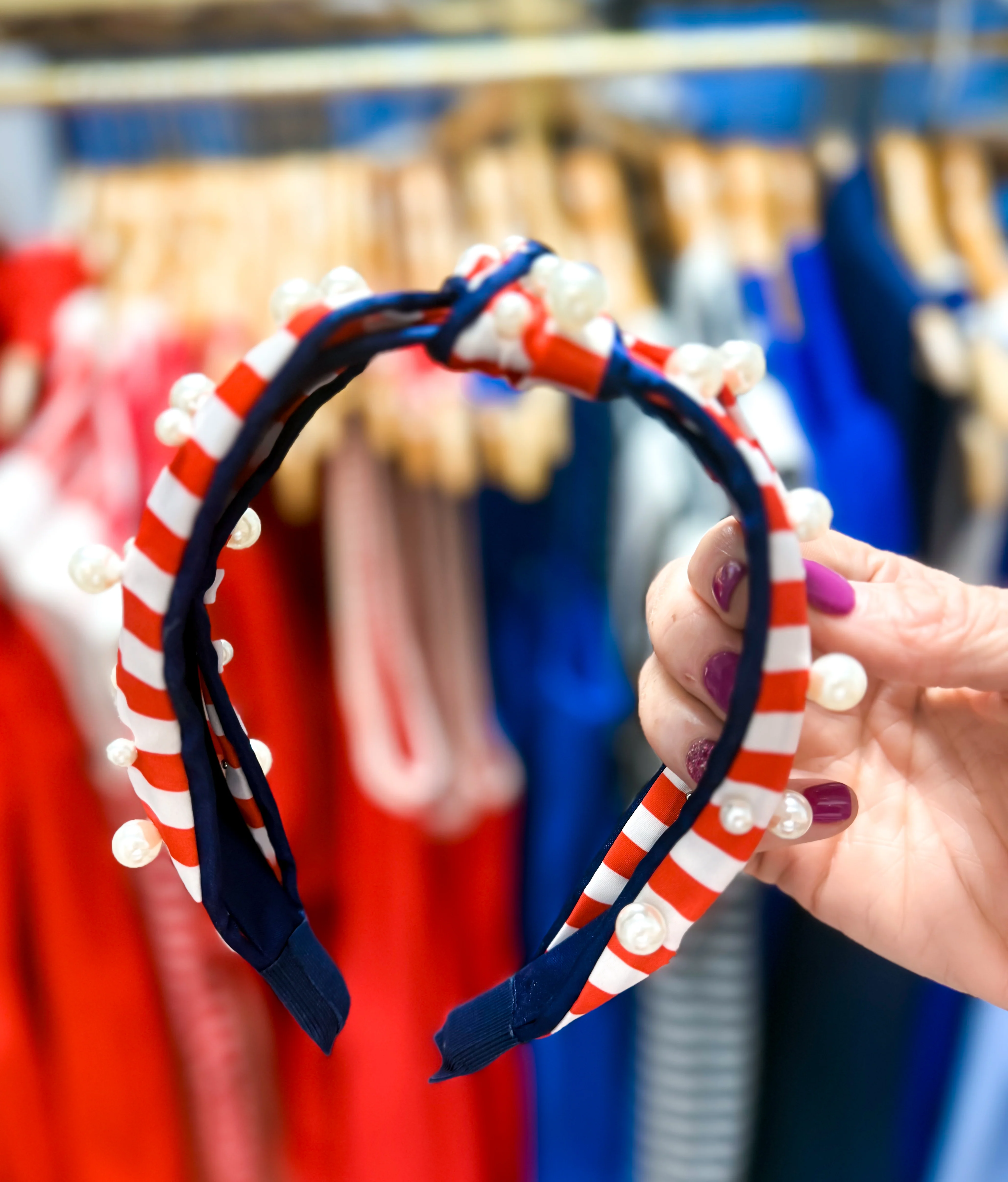 Firecracker Pearl Headband - Image 3