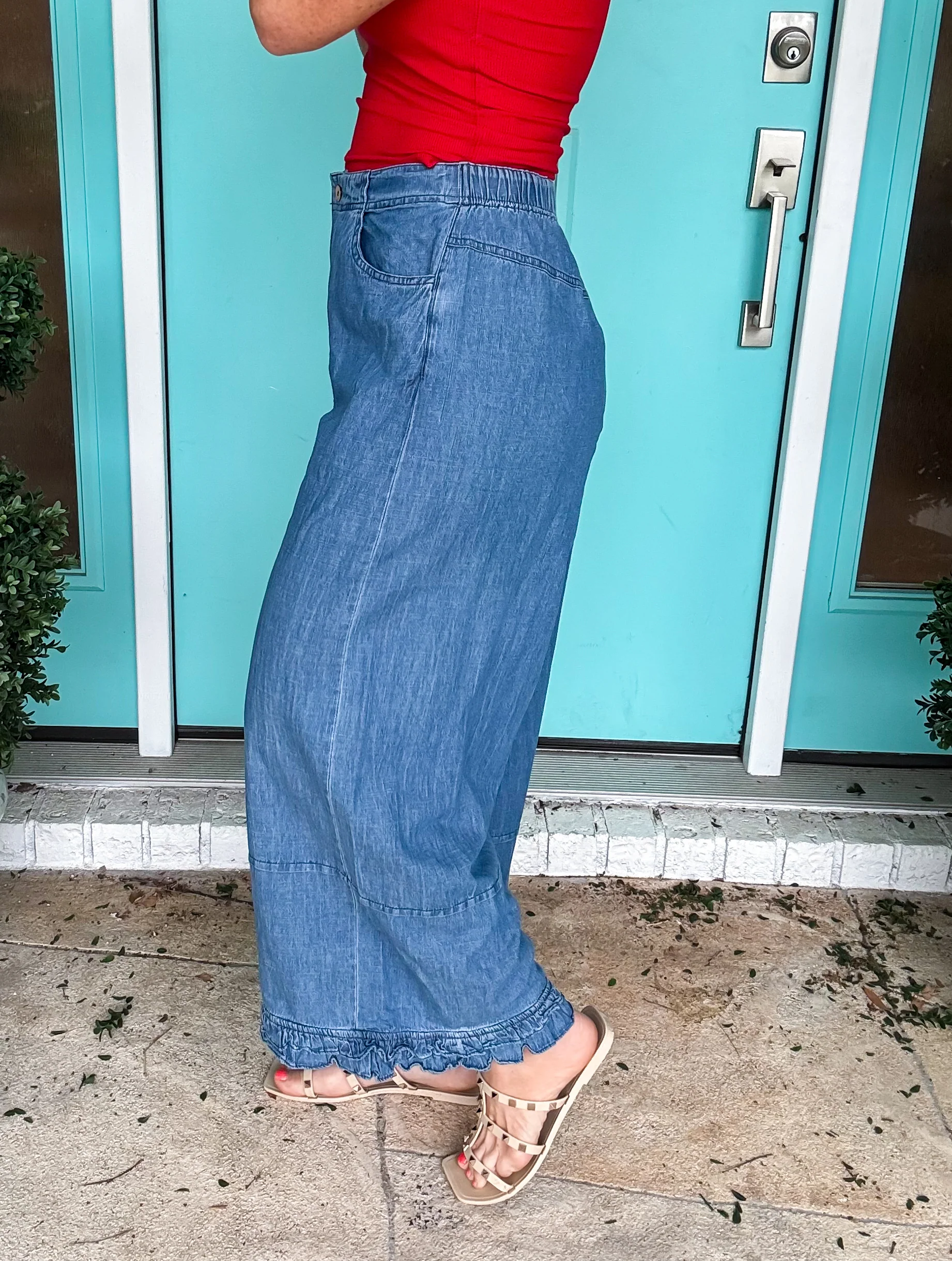 Flutter Hem Pants - Image 3