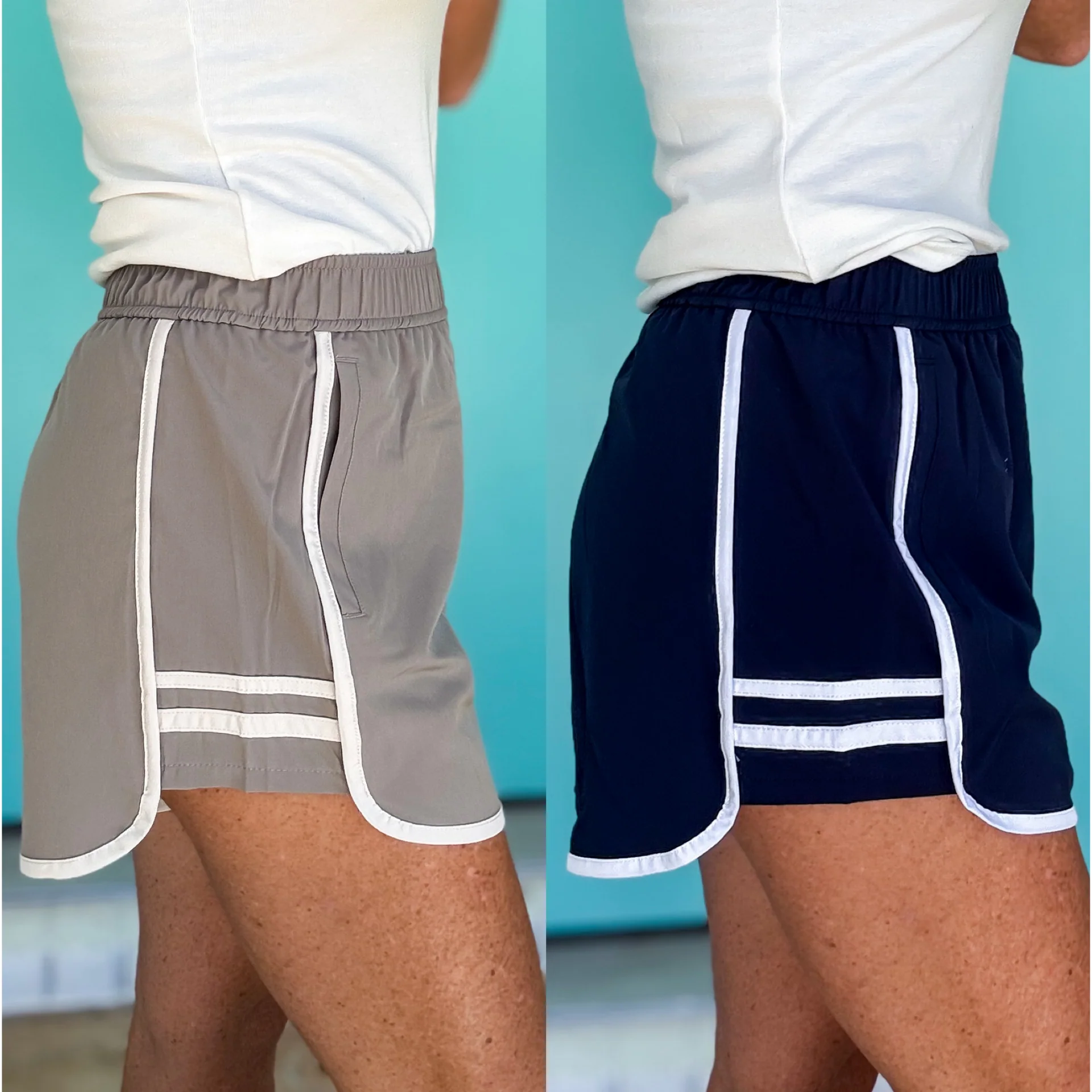 Vintage Stripe Summer Shorts - Image 16