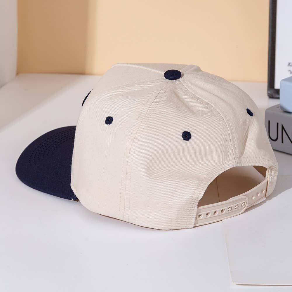 Navy Embroidered GameDay Hat - Image 4