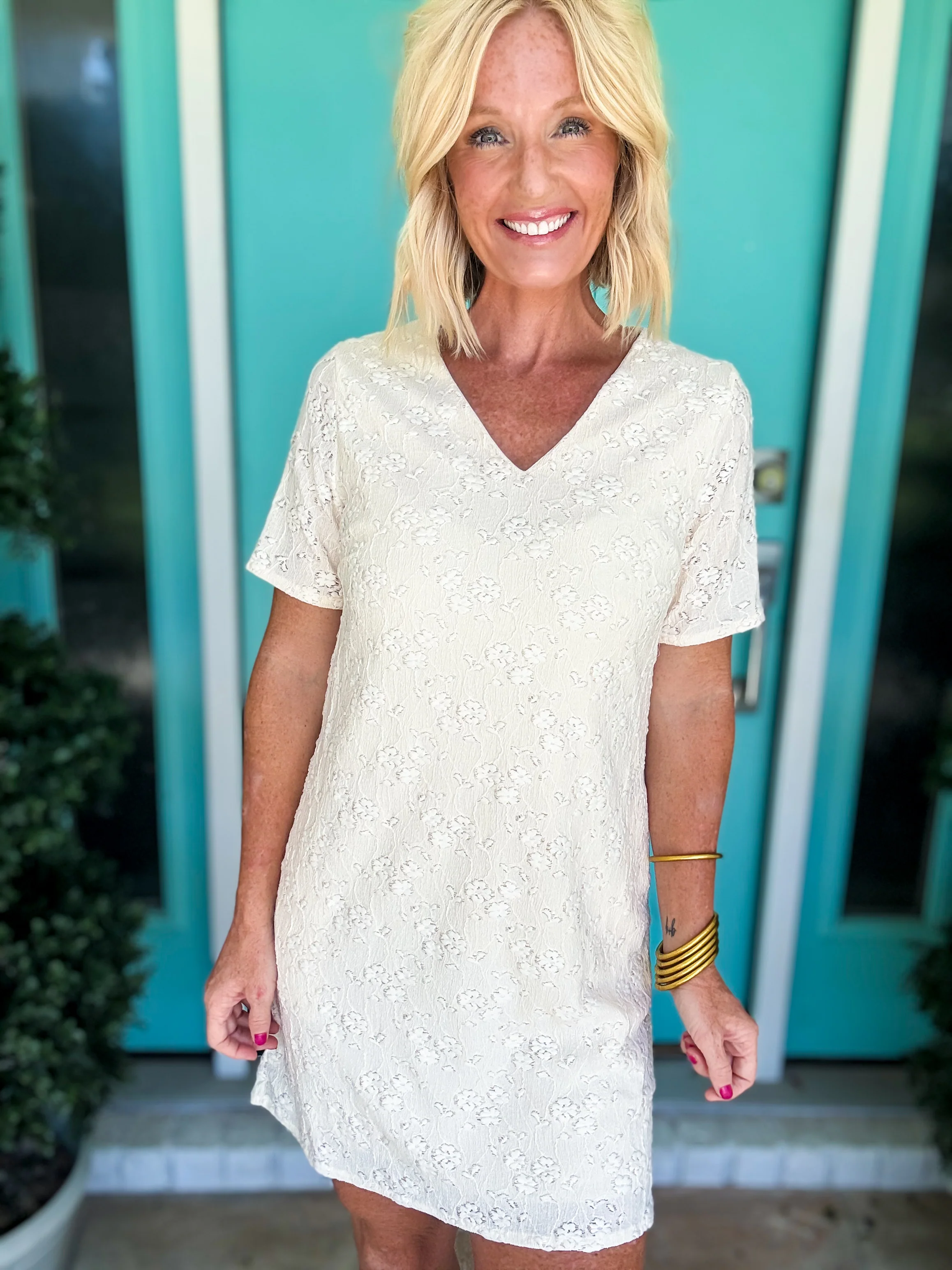 Lacey Shift Dress - Image 4