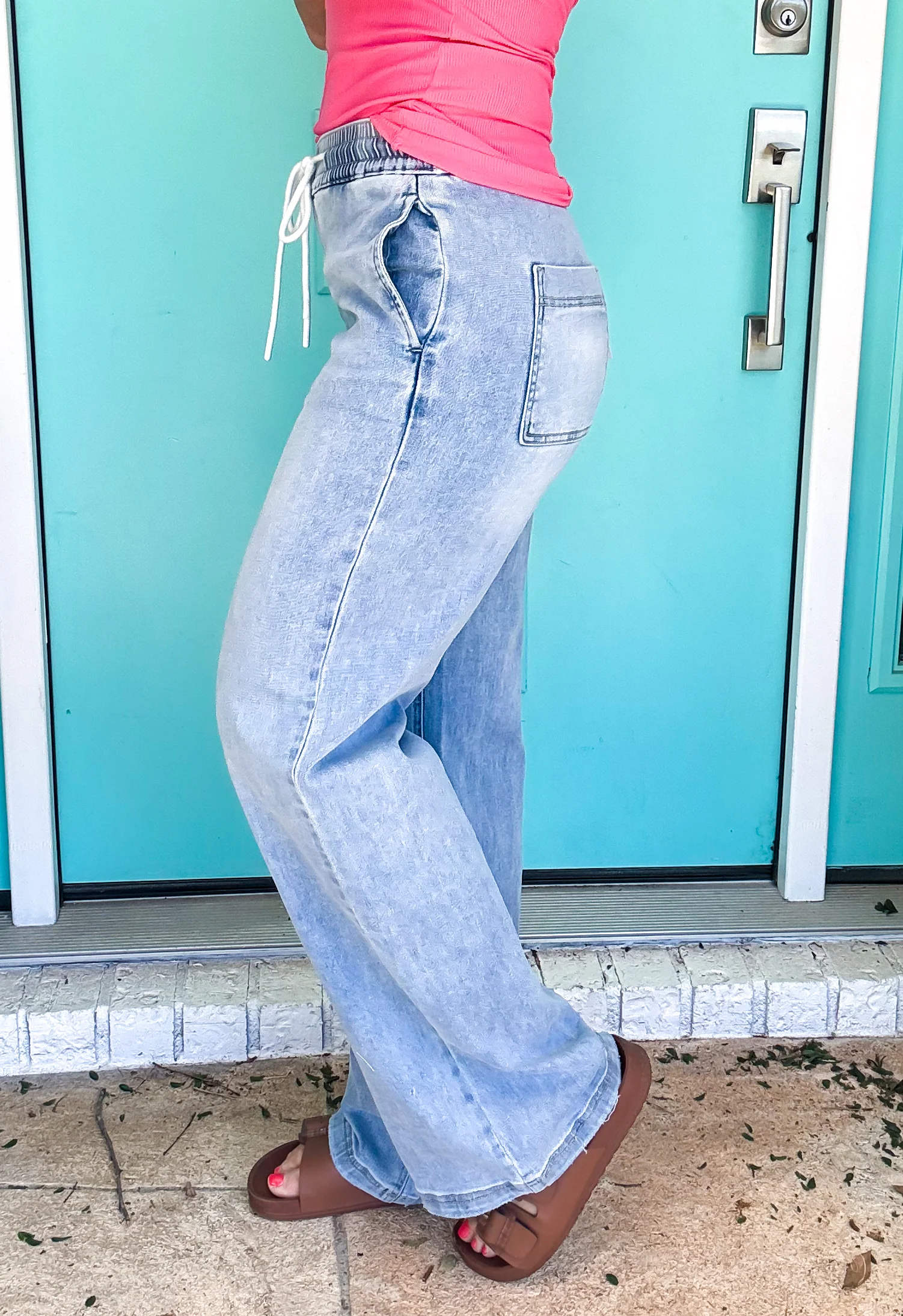 Off Duty Denim Jogger Jeans by Mica Denim - Image 3