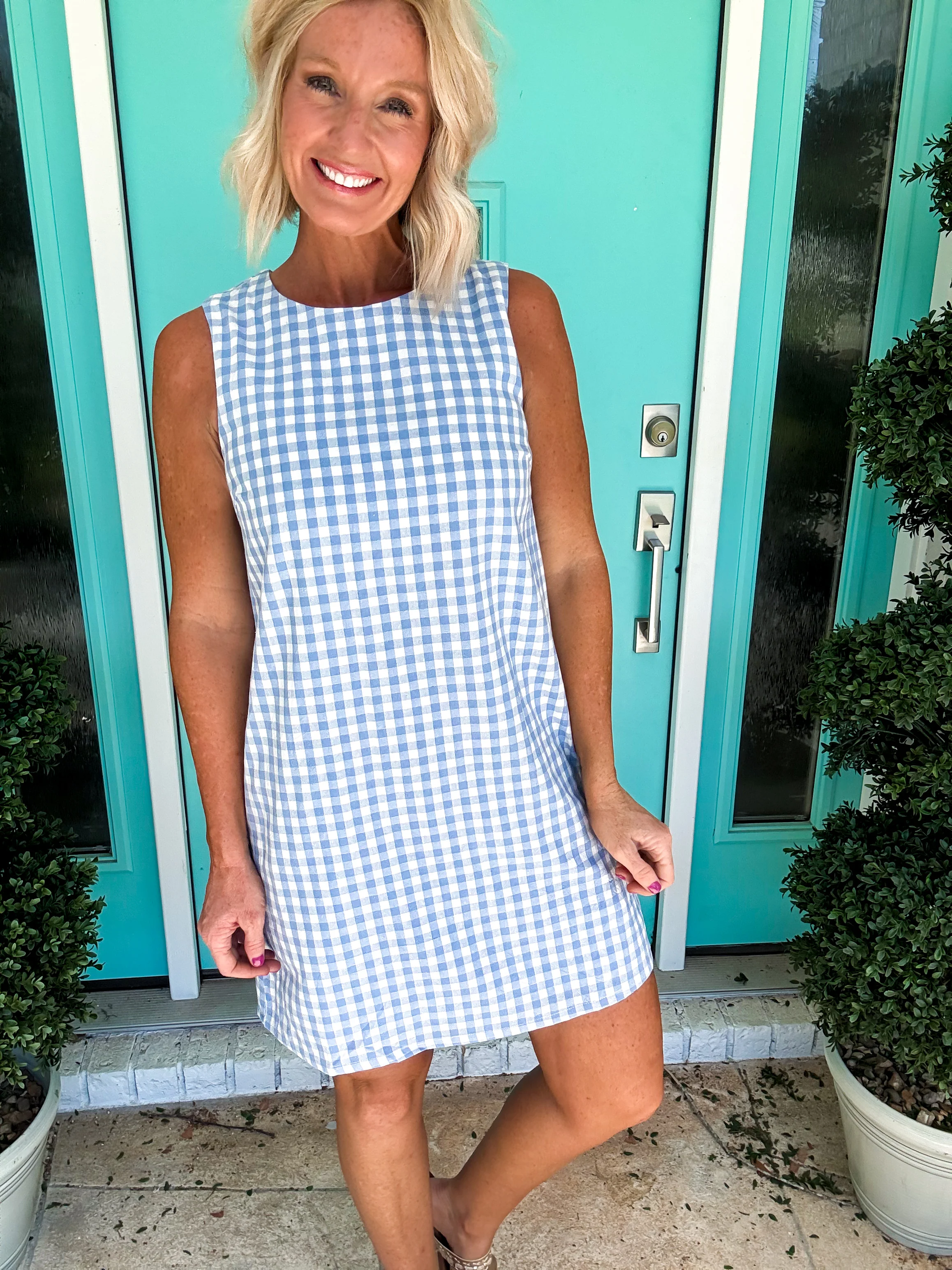 Paris Gingham Dress - Image 4