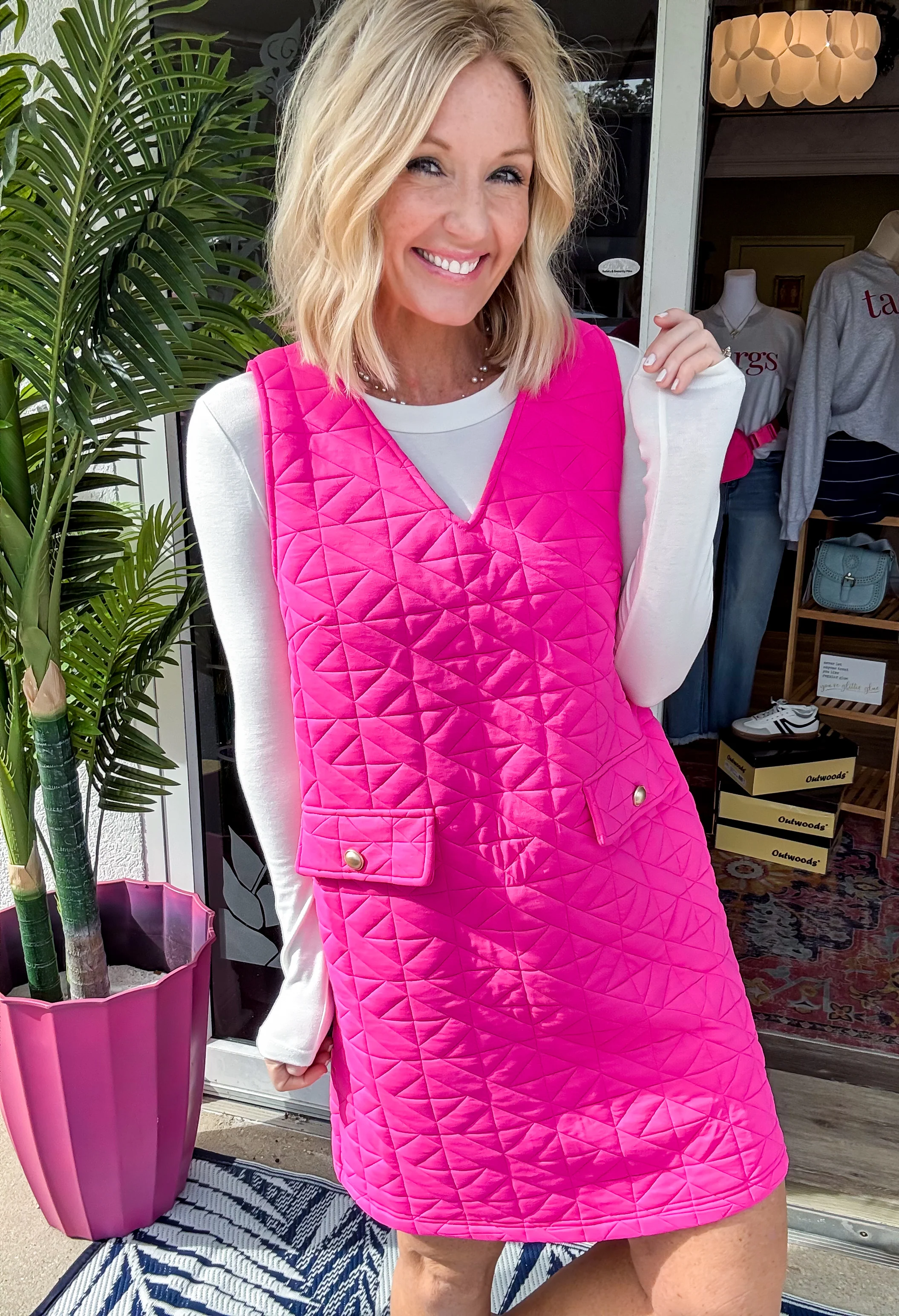Pink Sugar Quilted Jumper - Image 3