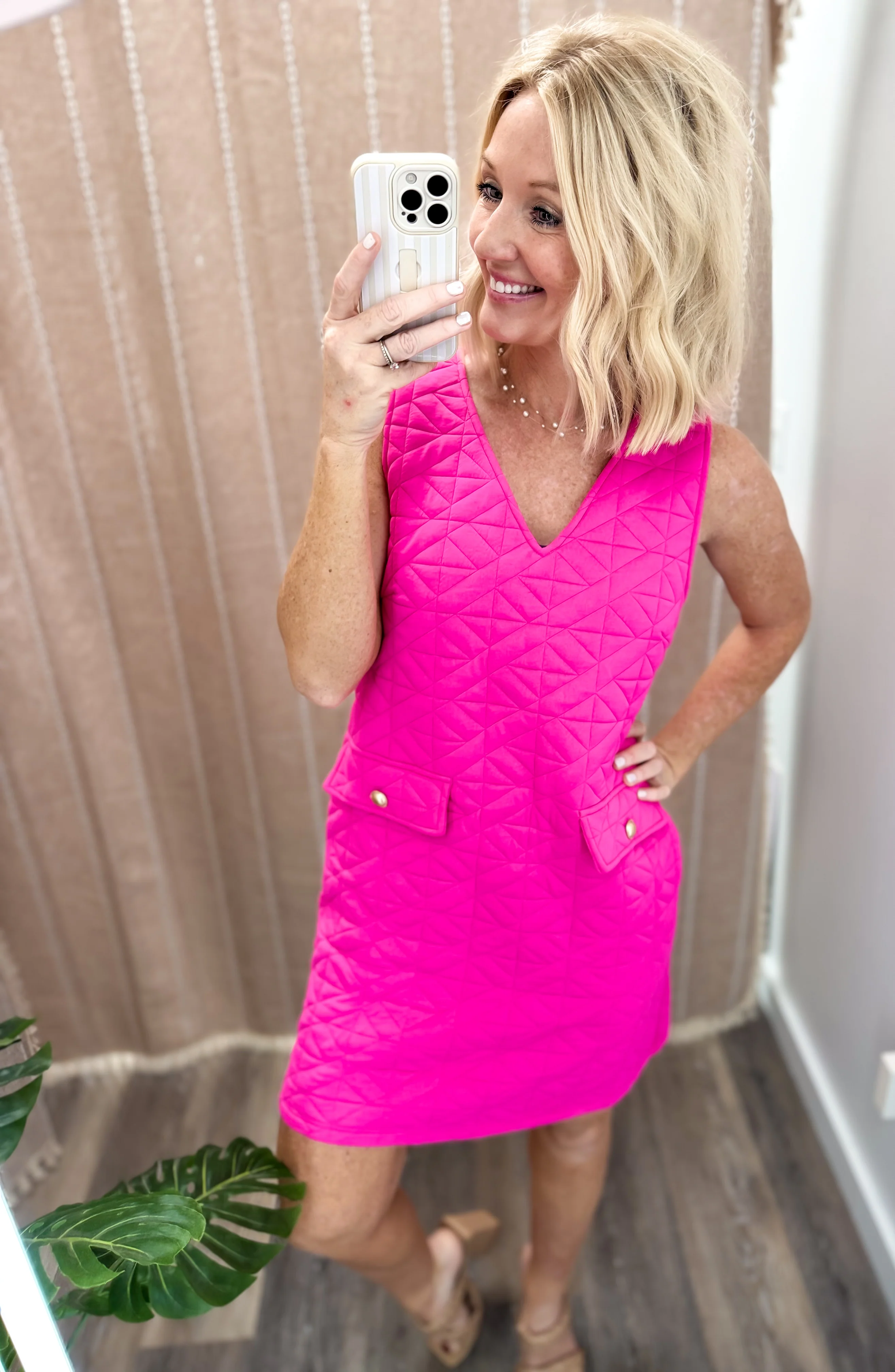 Pink Sugar Quilted Jumper - Image 4