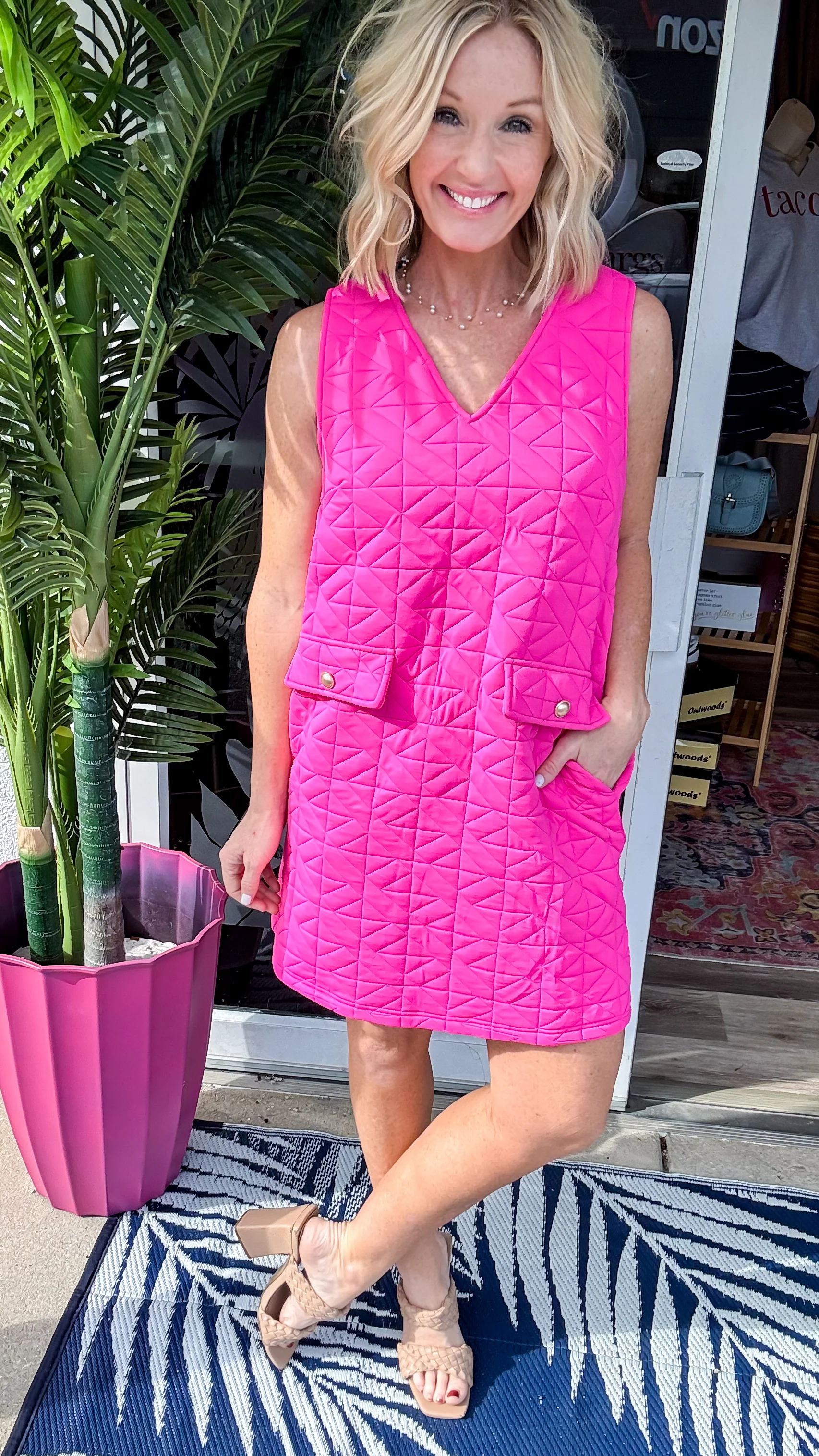 Pink Sugar Quilted Jumper - Image 7