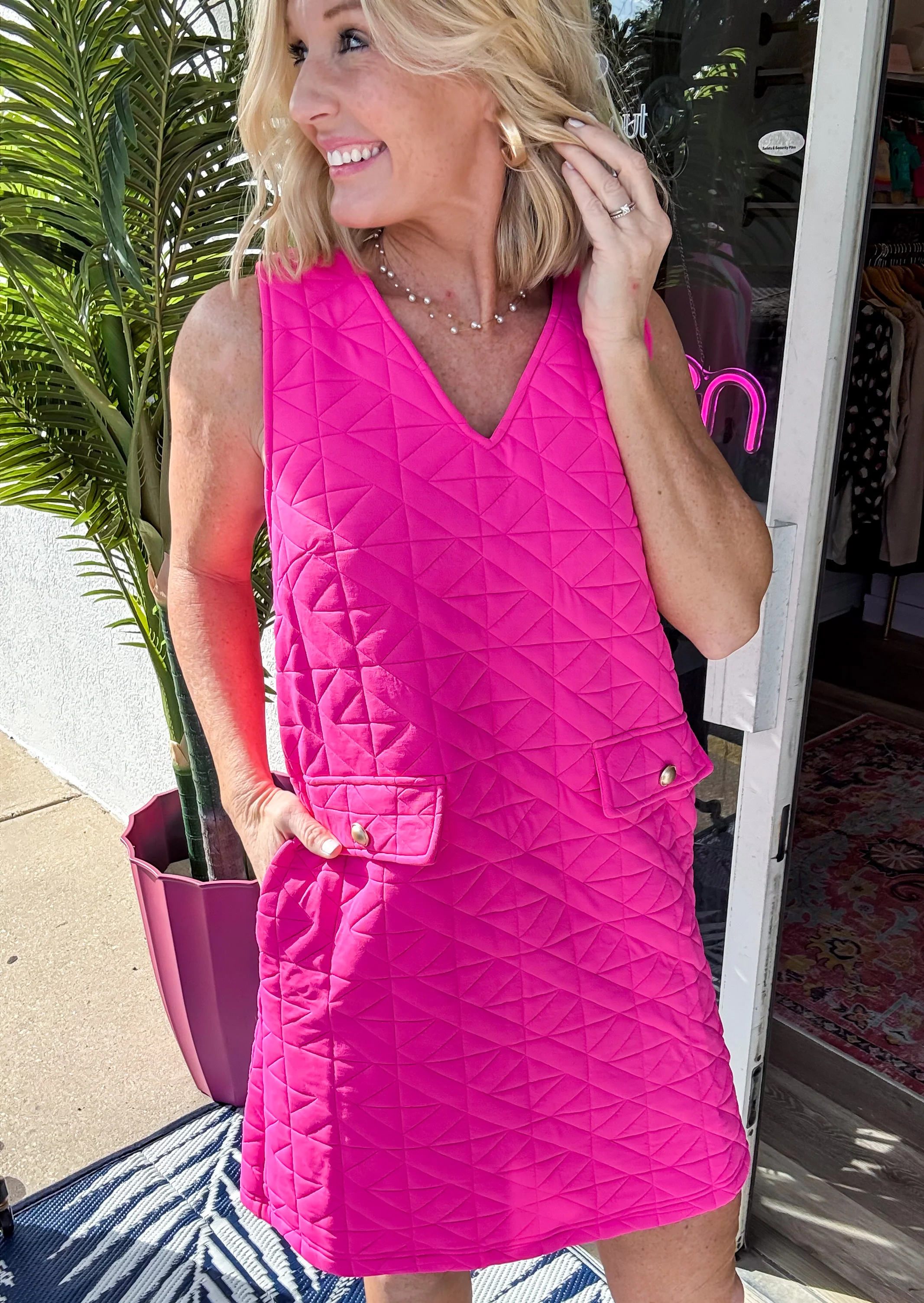 Pink Sugar Quilted Jumper - Image 8