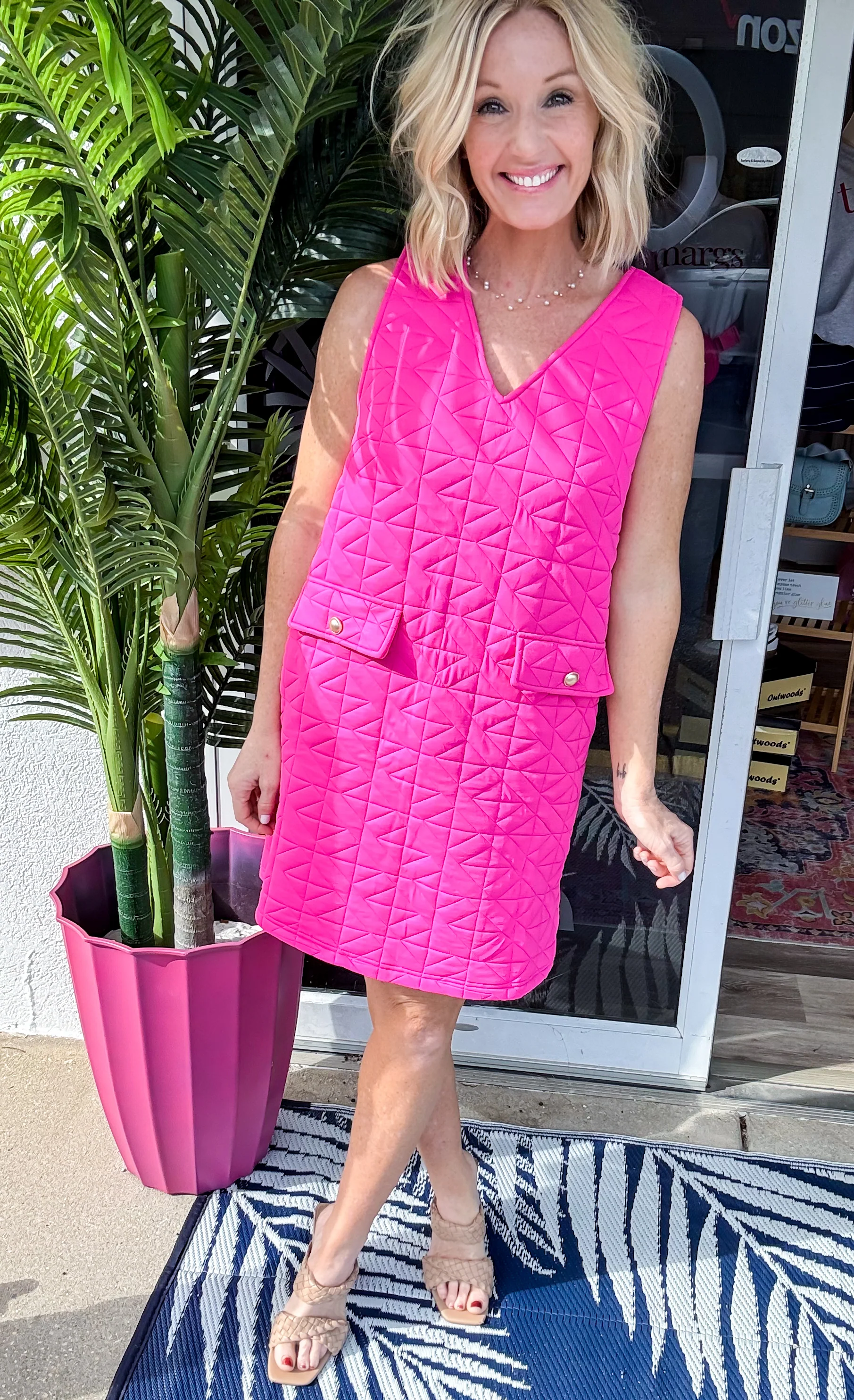 Pink Sugar Quilted Jumper - Image 9