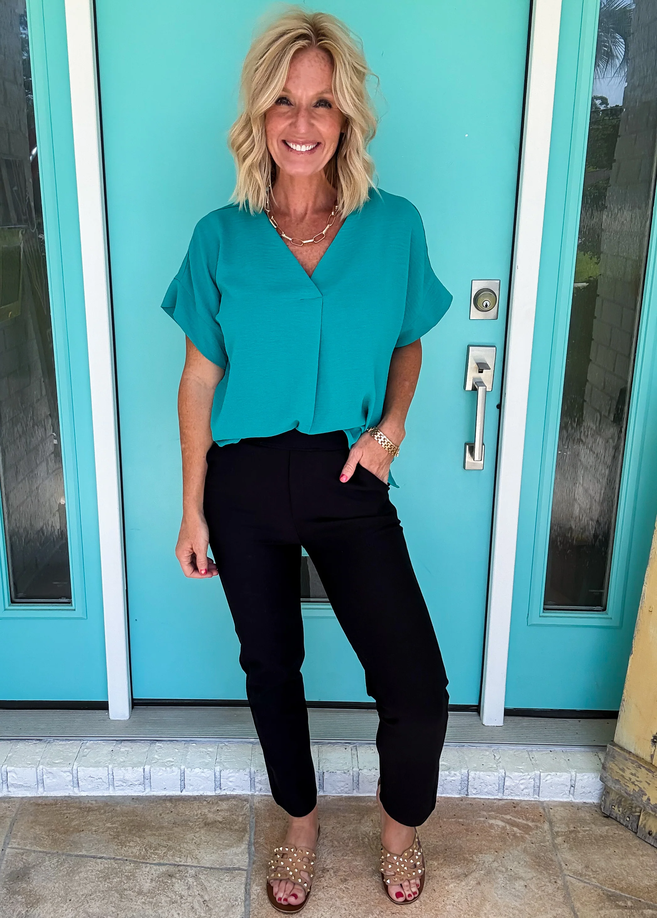 Ponte Perfection Pull On Pants - Image 11