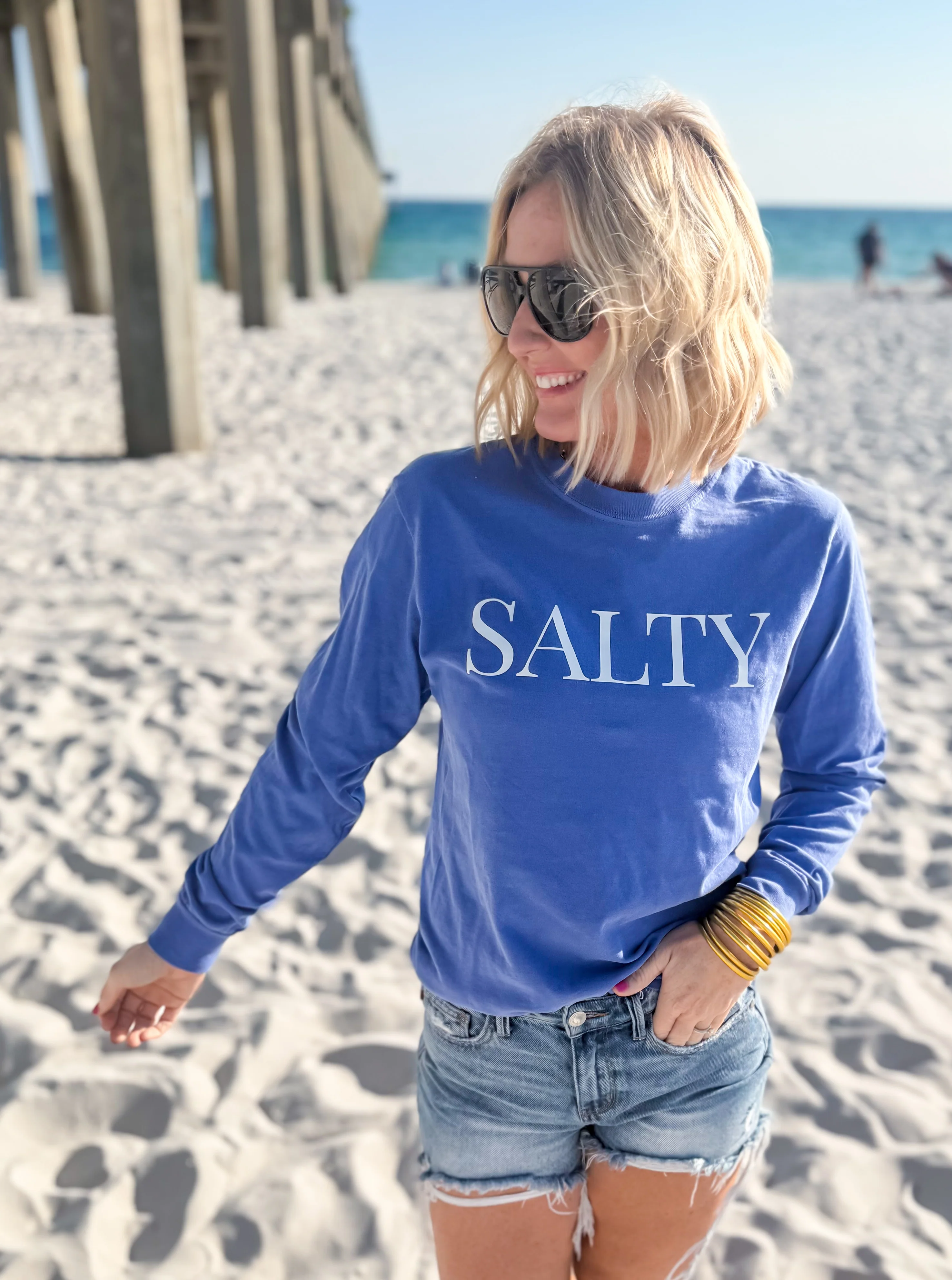 SALTY Comfort Colors LS Tee - Image 3