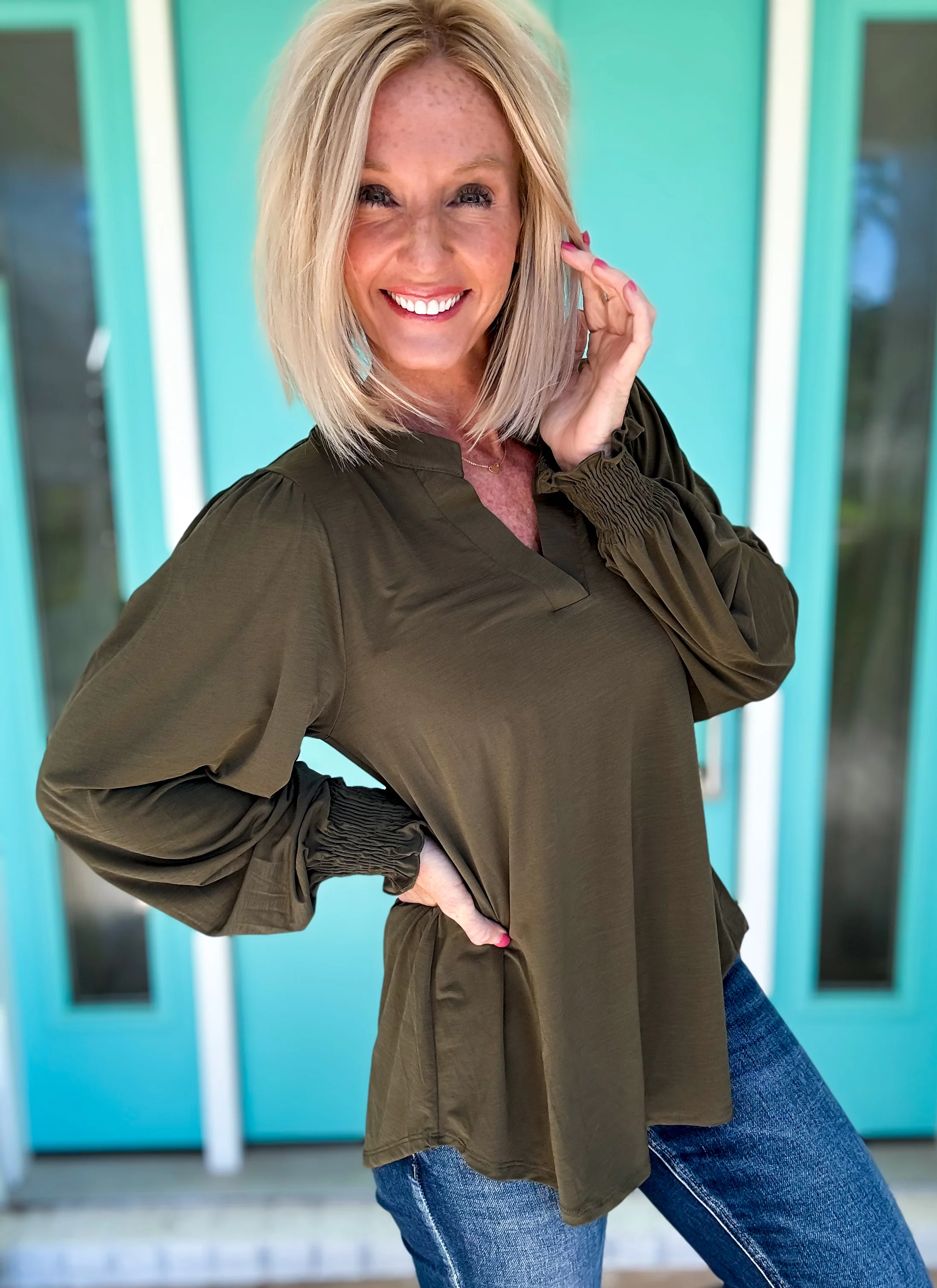Simply Smocked Sleeve Top - Image 3