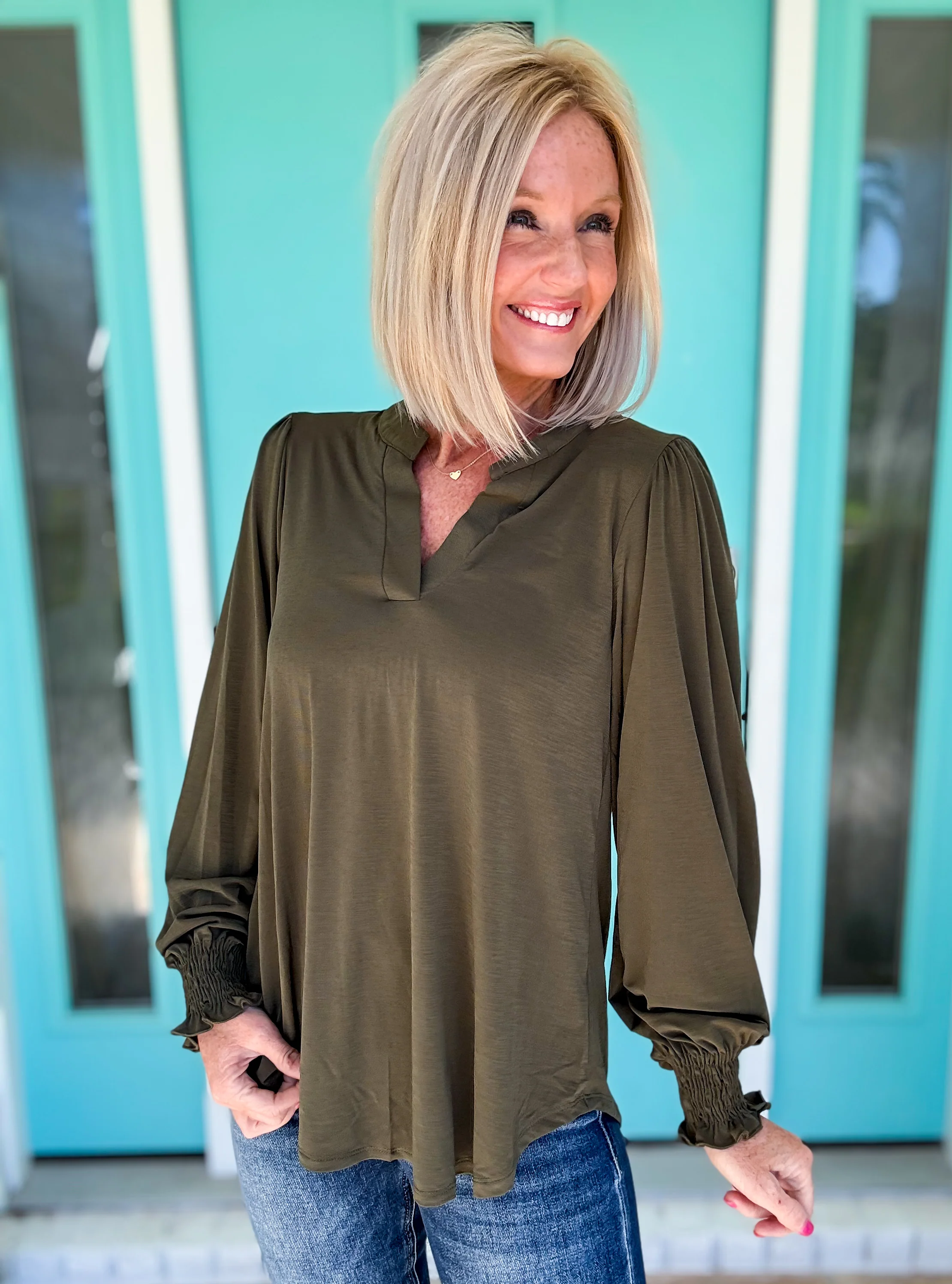 Simply Smocked Sleeve Top - Image 7
