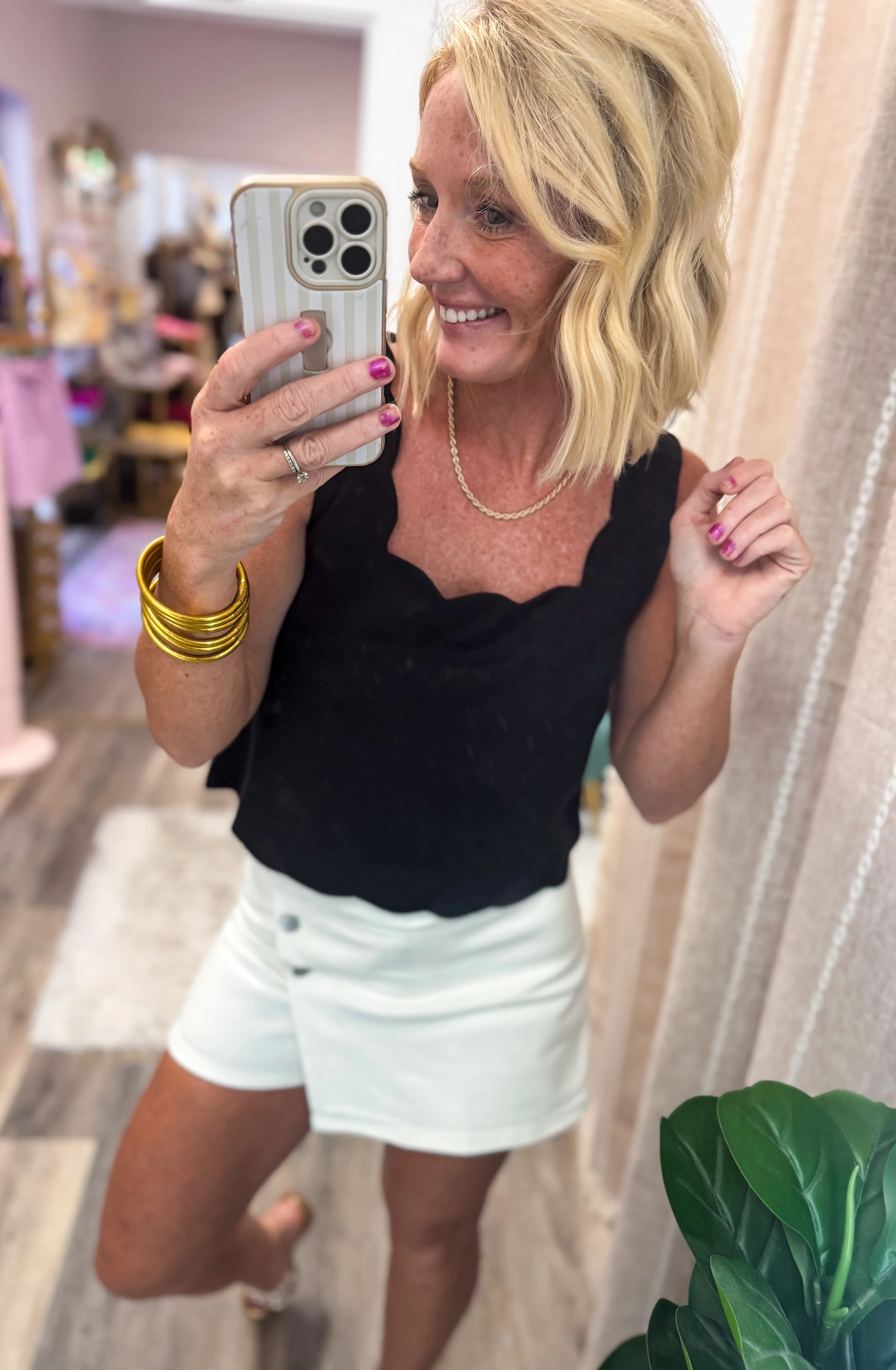 Social Season Denim Skort - Image 4