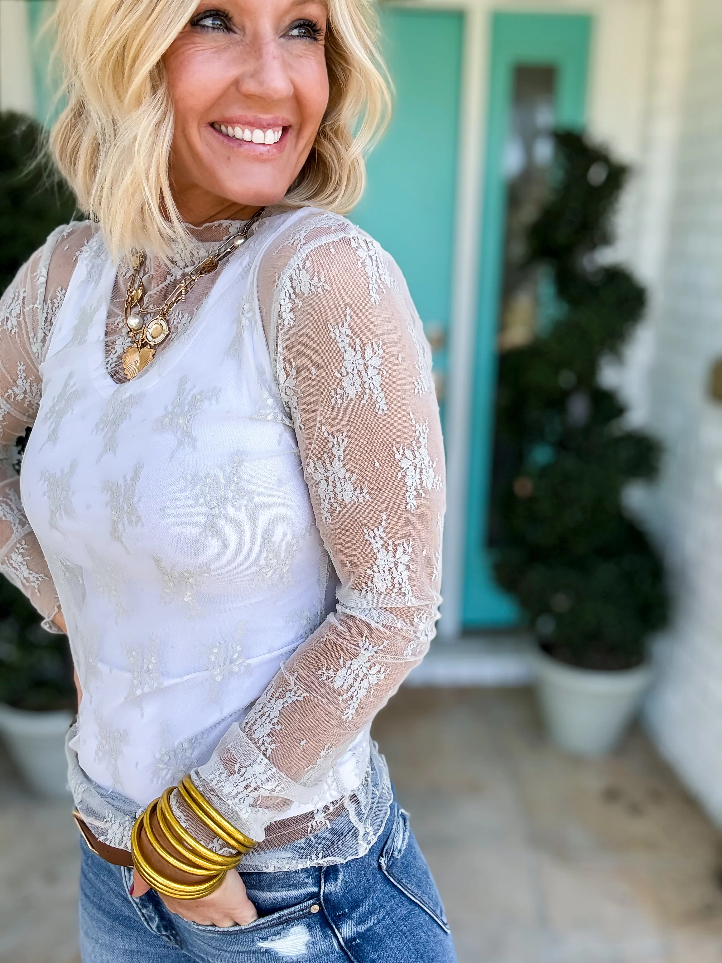 Soft Romance Lace Top - Image 5