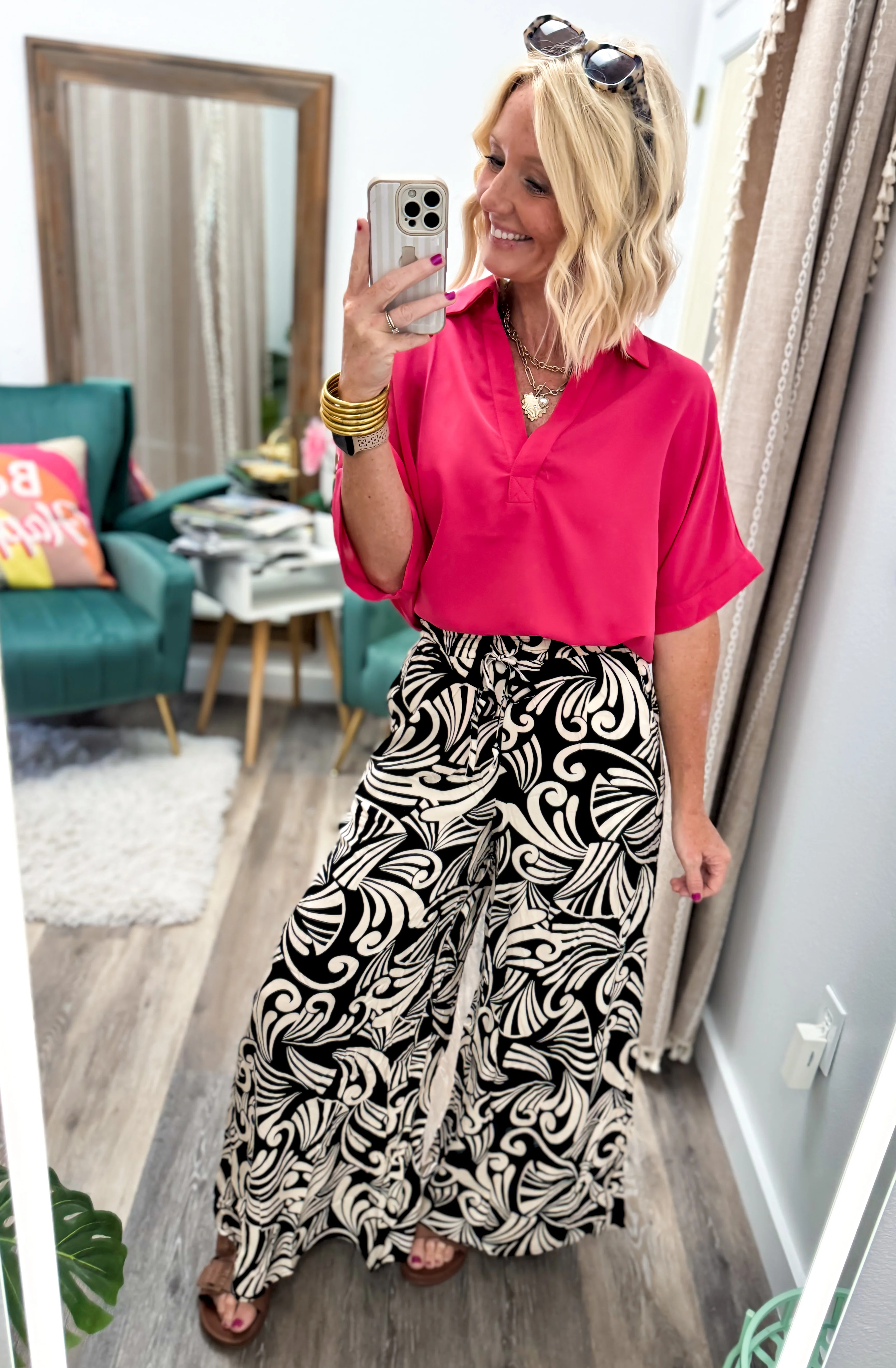 Soft Spoken Silk Blouse - Image 3