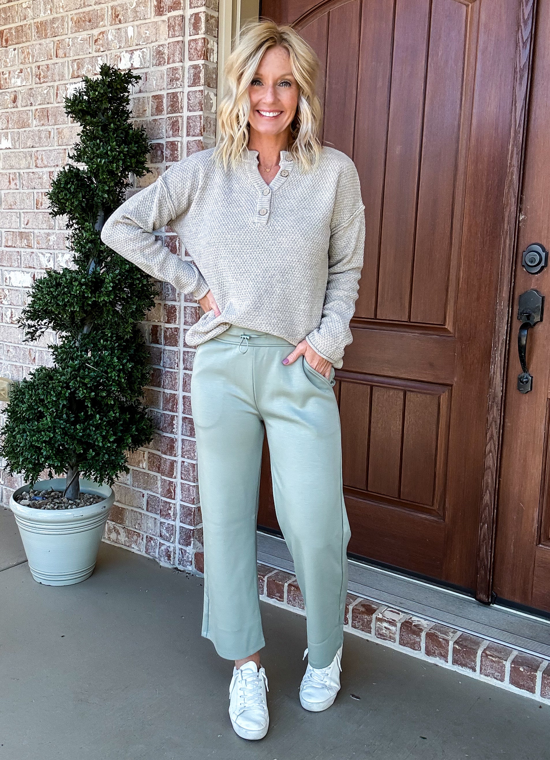 Straight Up Scuba Cropped Flares - Image 10