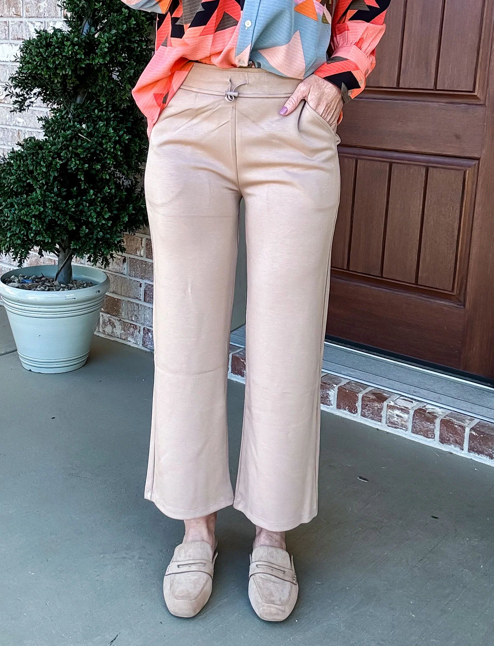 Straight Up Scuba Cropped Flares - Image 12