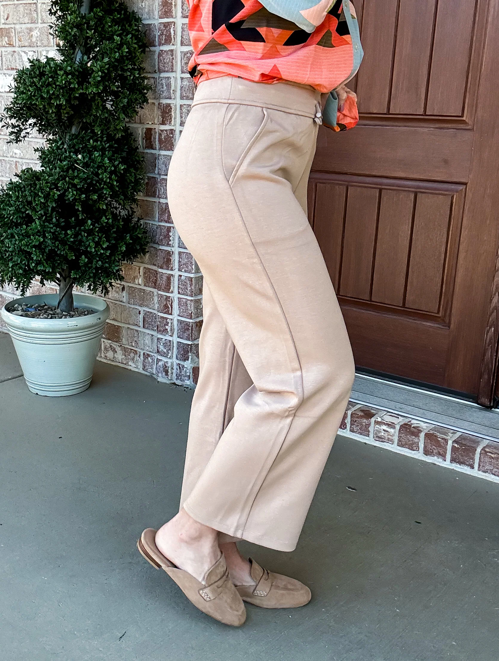 Straight Up Scuba Cropped Flares - Image 13