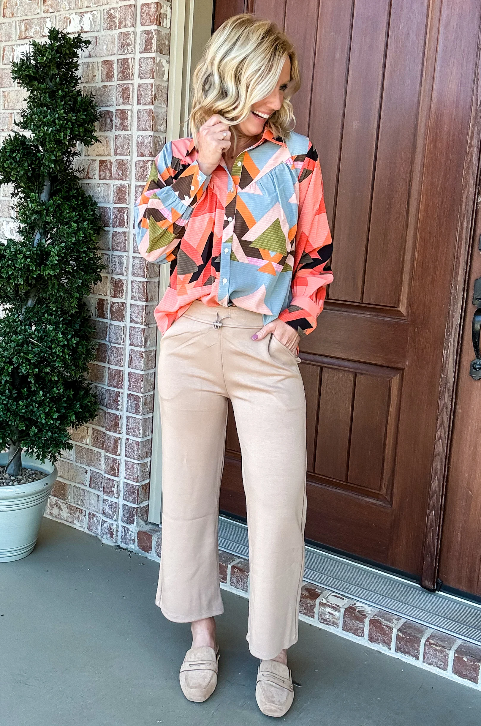 Straight Up Scuba Cropped Flares - Image 14