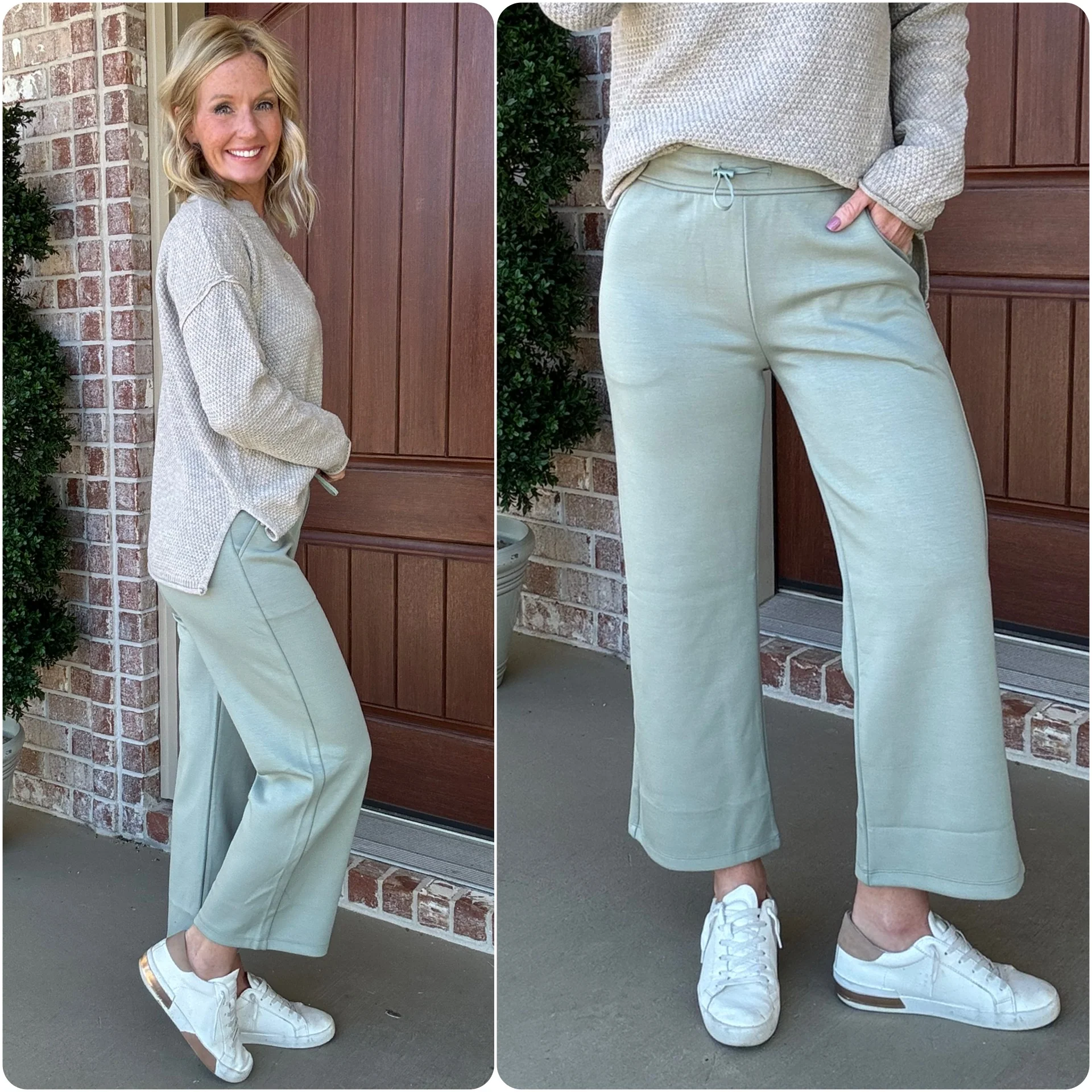 Straight Up Scuba Cropped Flares - Image 5