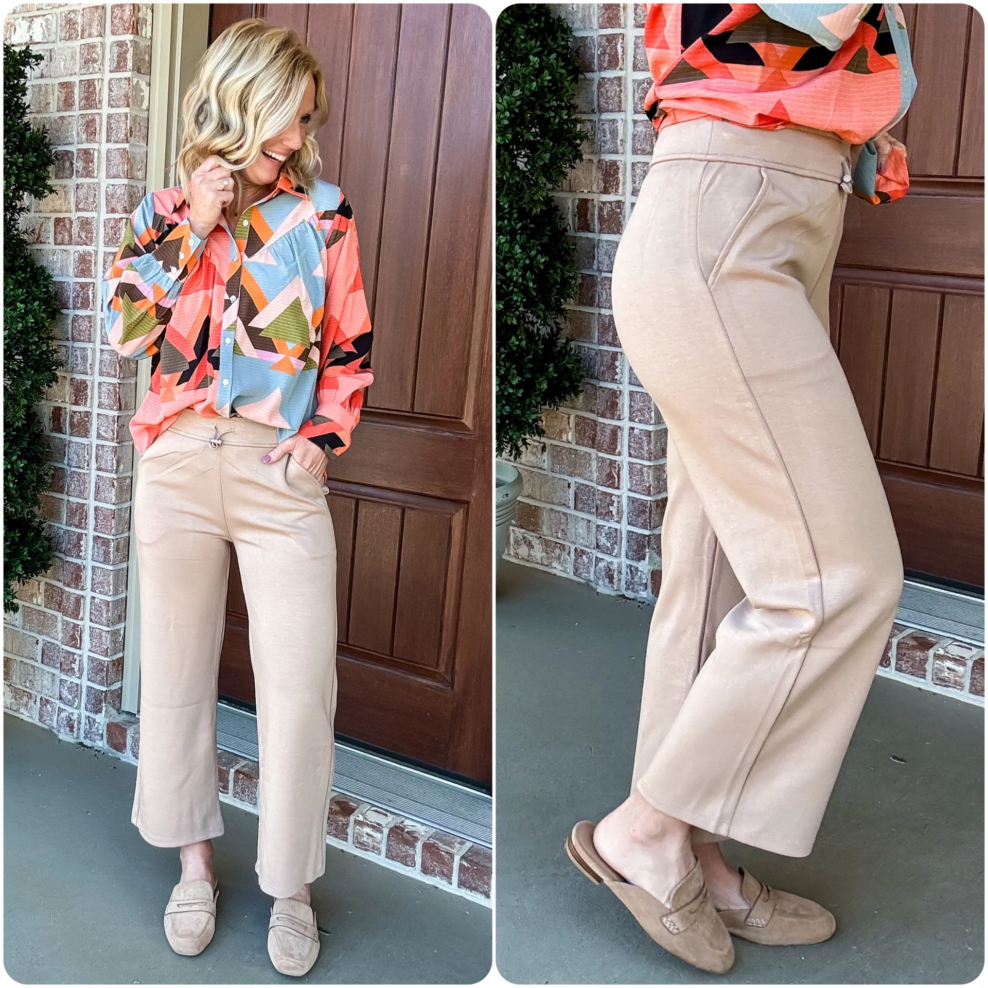 Straight Up Scuba Cropped Flares - Image 6