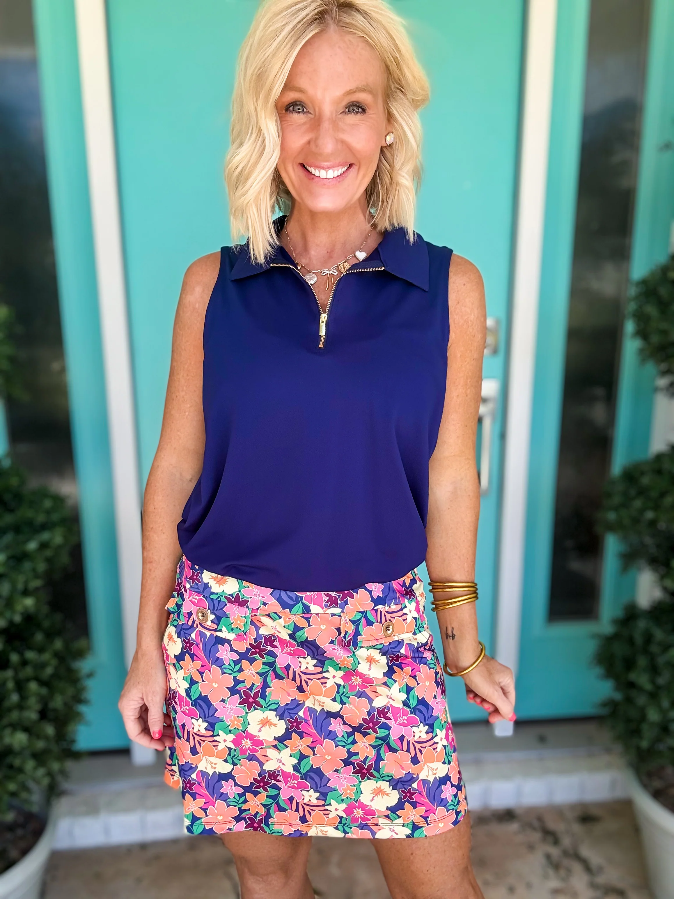 Sunkissed Teetime Floral Skort - Image 2