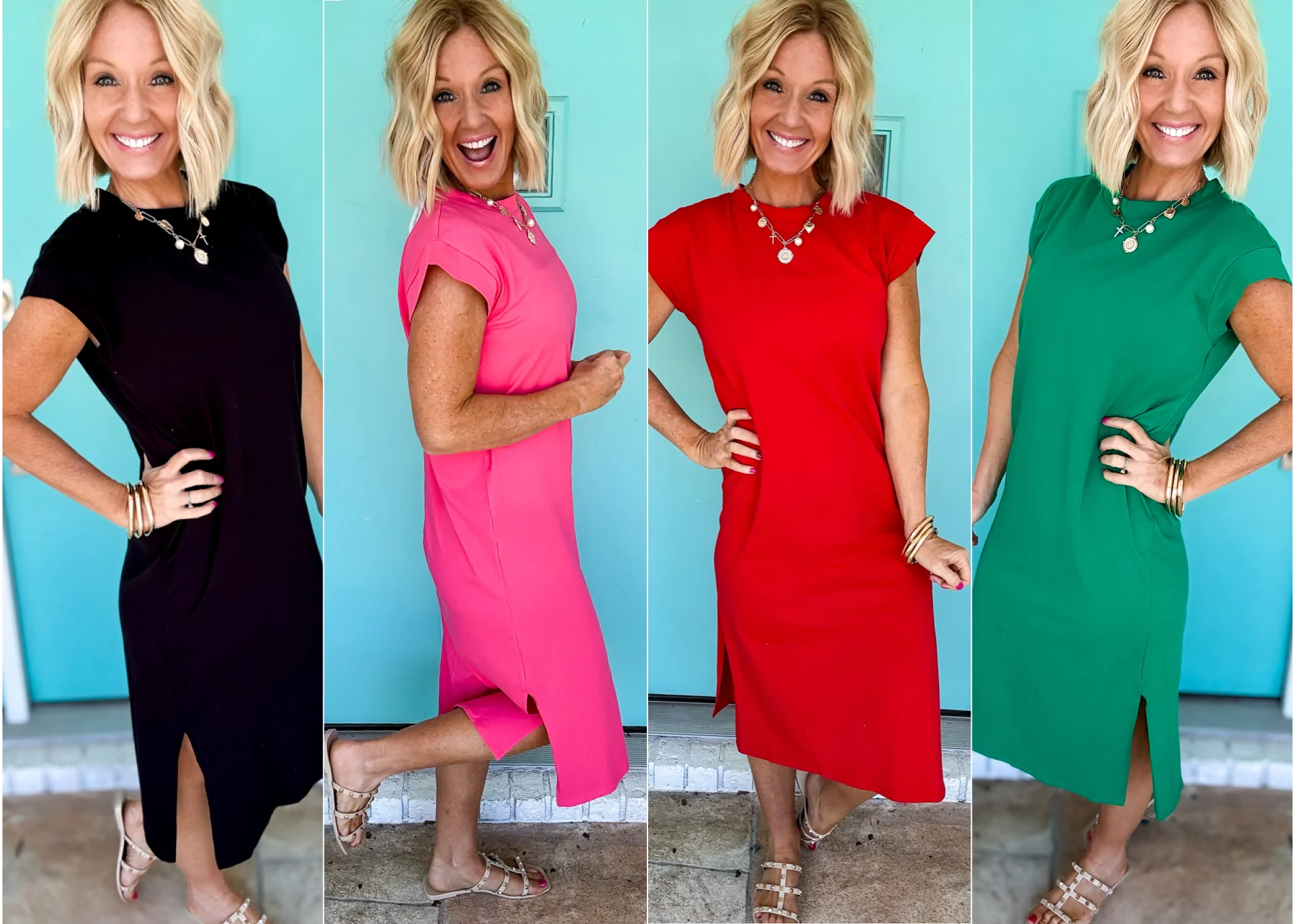 Sunny Days Midi Tee Dress - Image 4