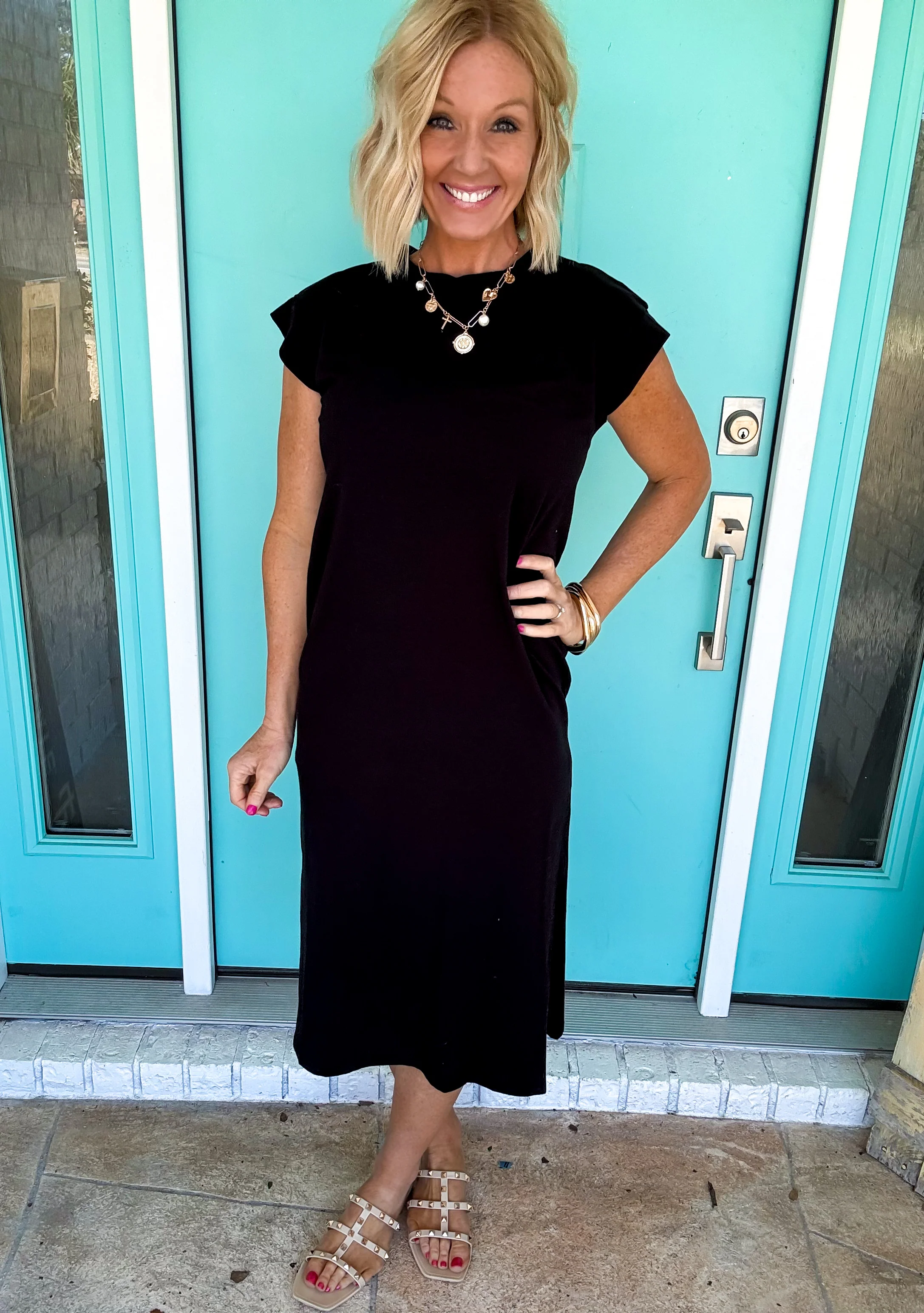 Sunny Days Midi Tee Dress - Image 8