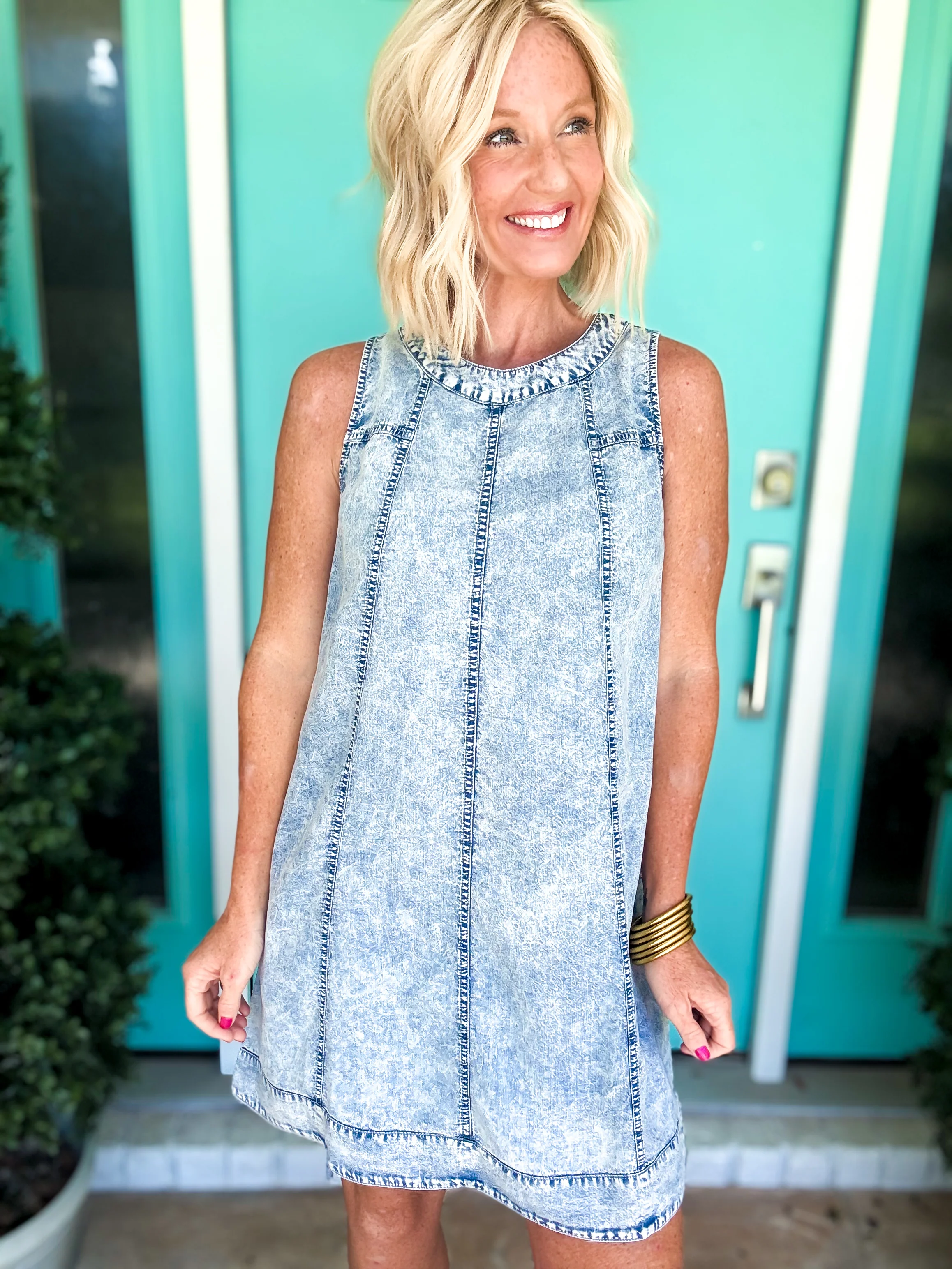 Sweet Denim Dress - Image 2