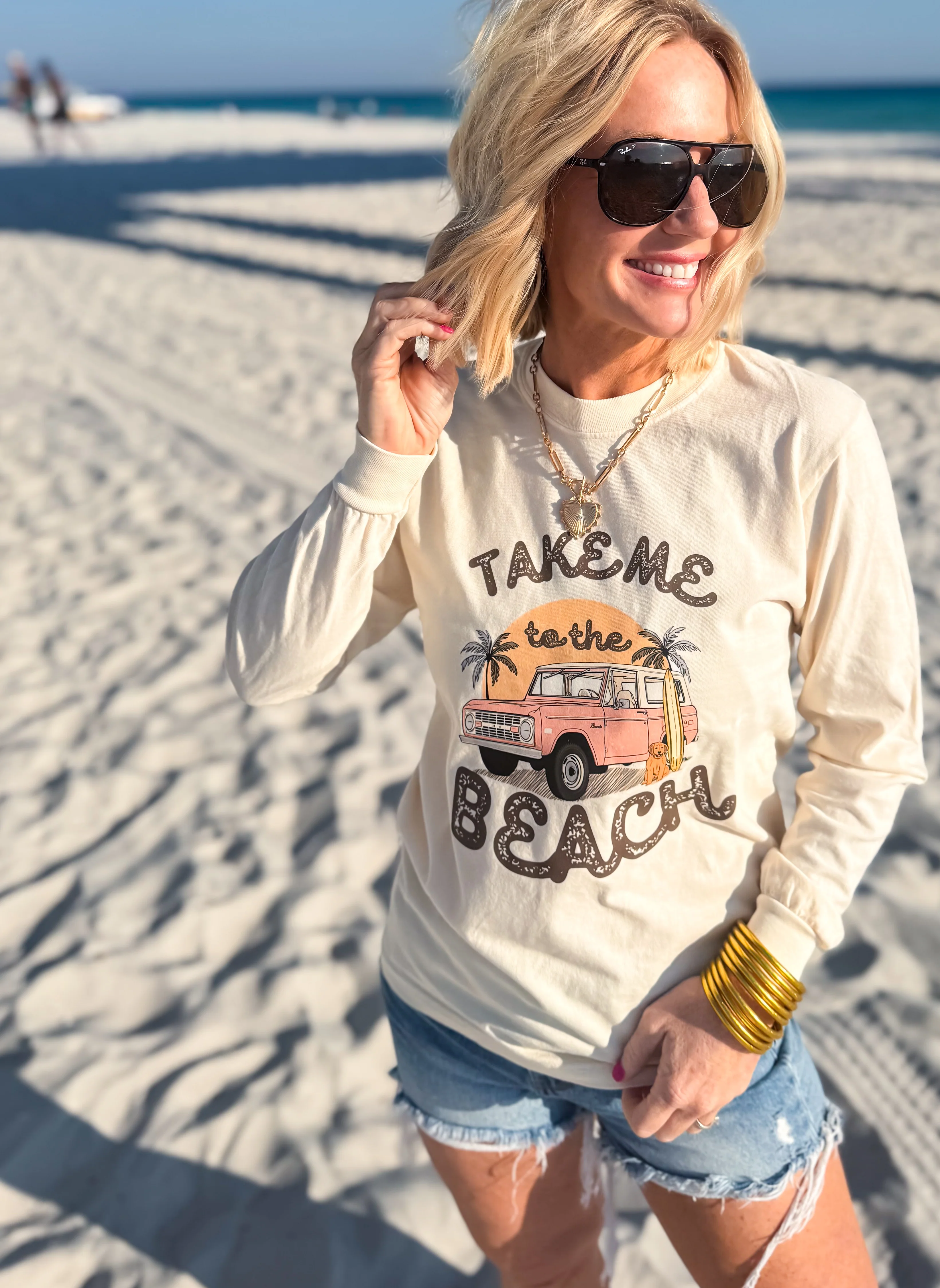 Take Me to the Beach Vintage Tee/Tank - Image 4