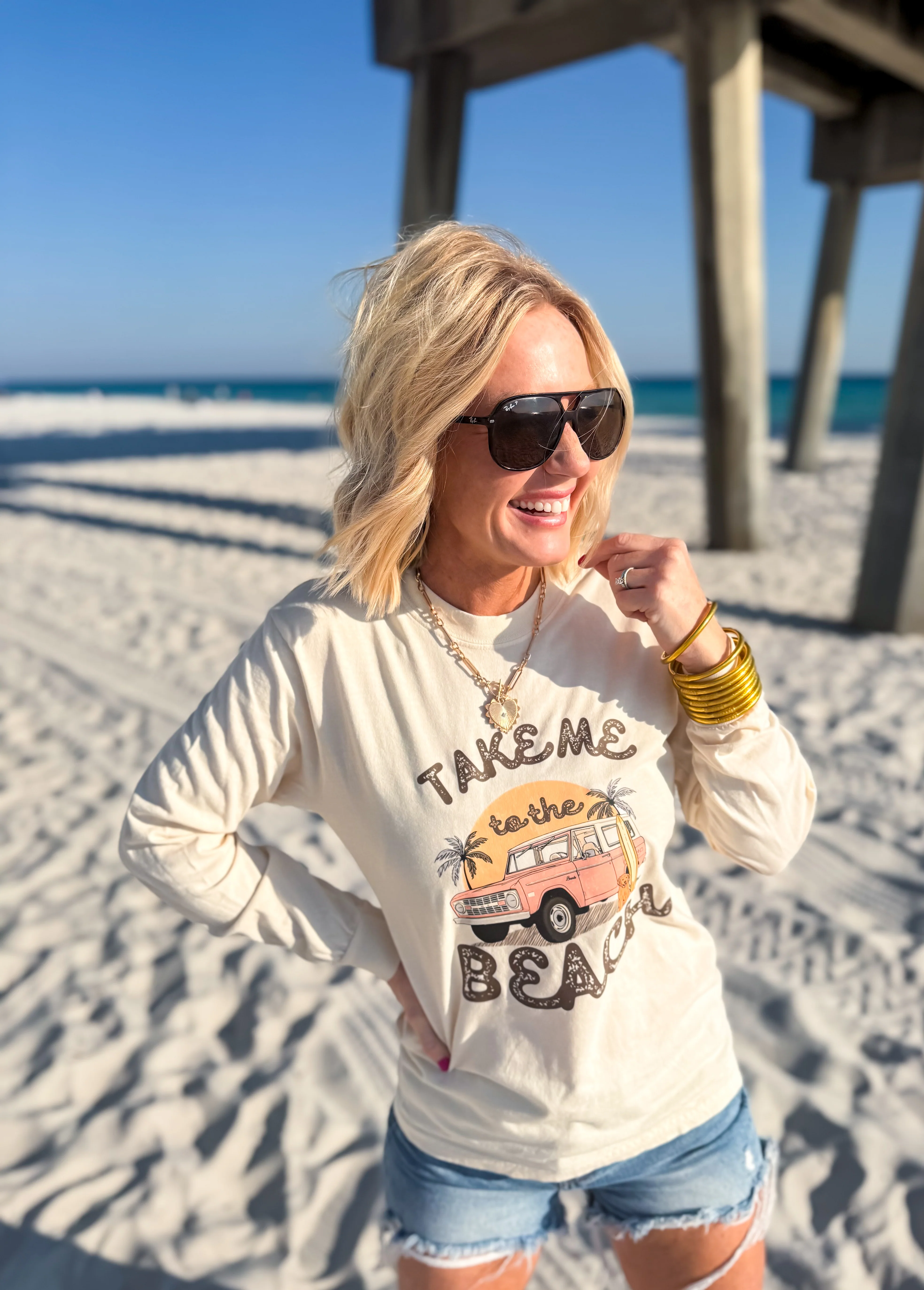 Take Me to the Beach Vintage Tee/Tank - Image 5
