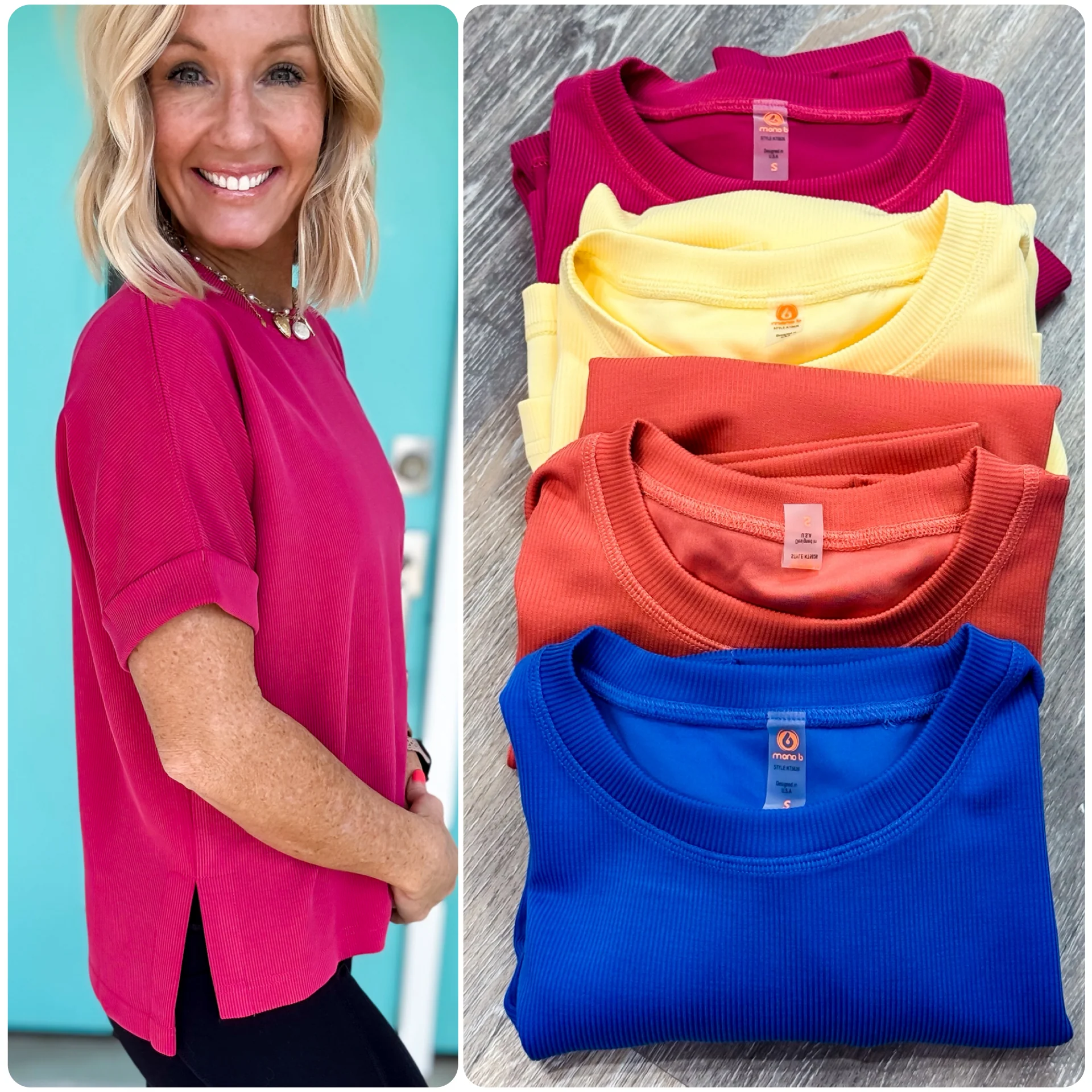 The Best Ribbed Tee by Mono B - Image 3