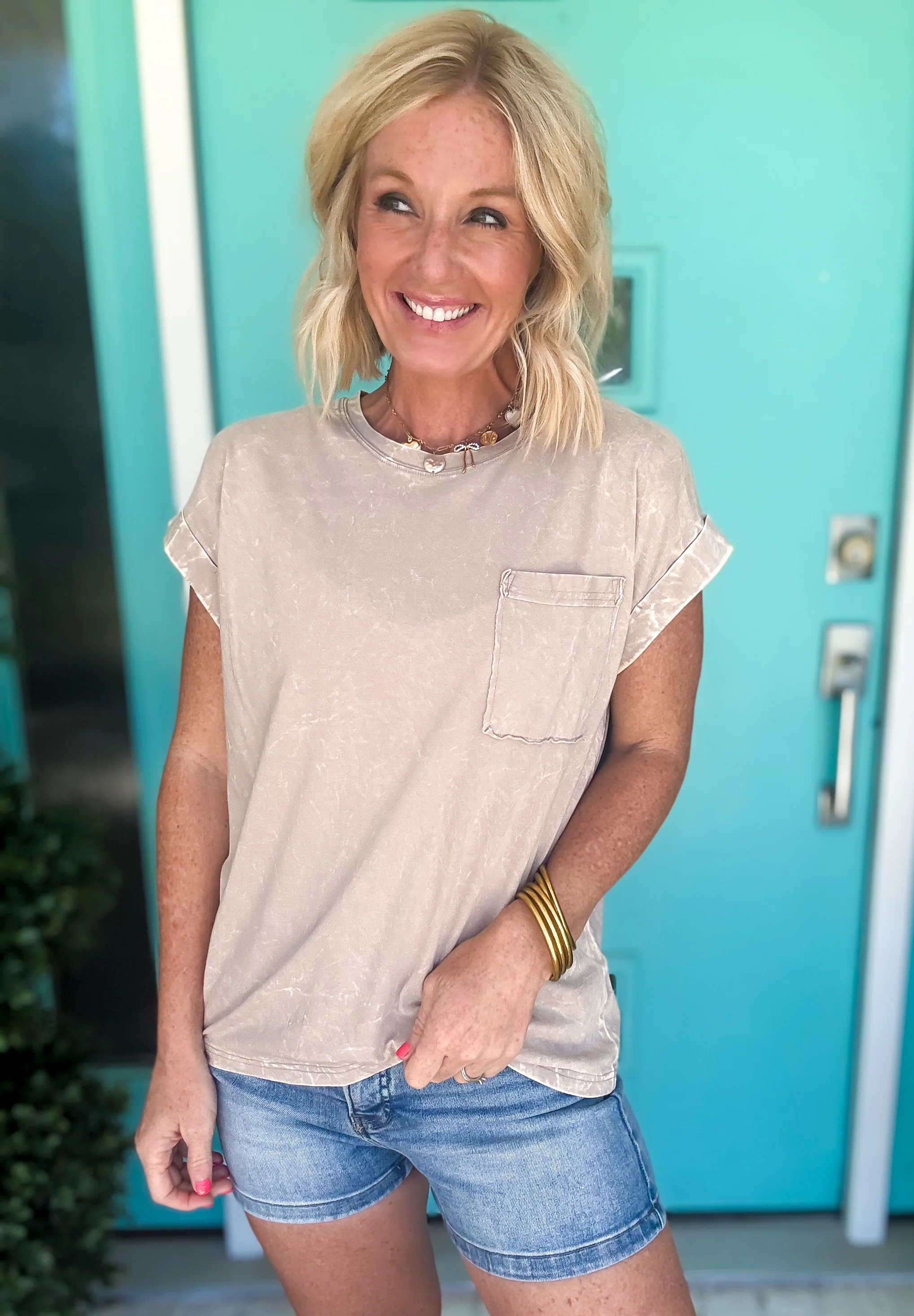 The Go-To Fold Sleeve Tee - Image 10
