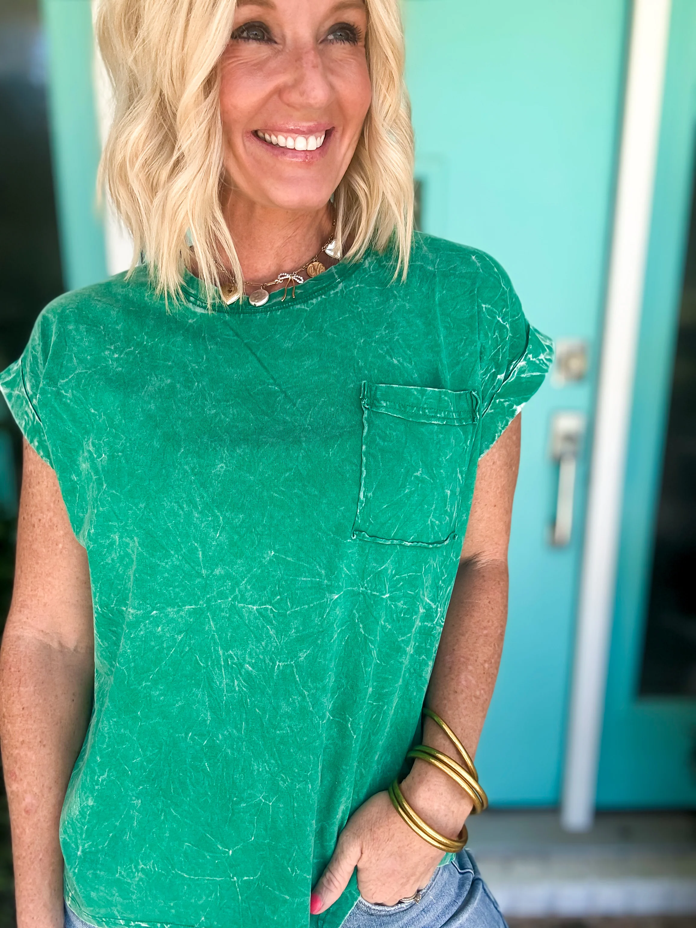 The Go-To Fold Sleeve Tee - Image 13