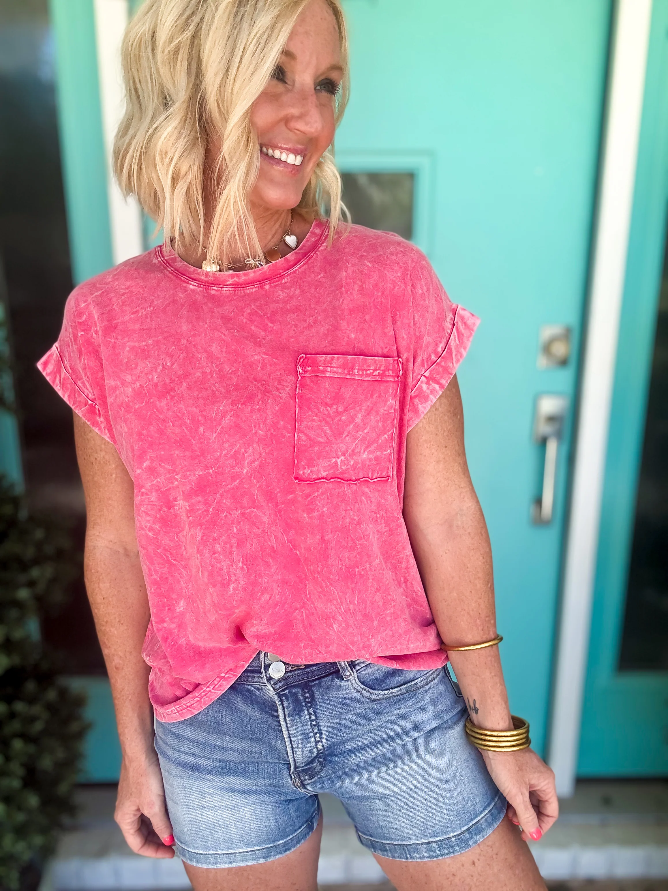 The Go-To Fold Sleeve Tee - Image 14