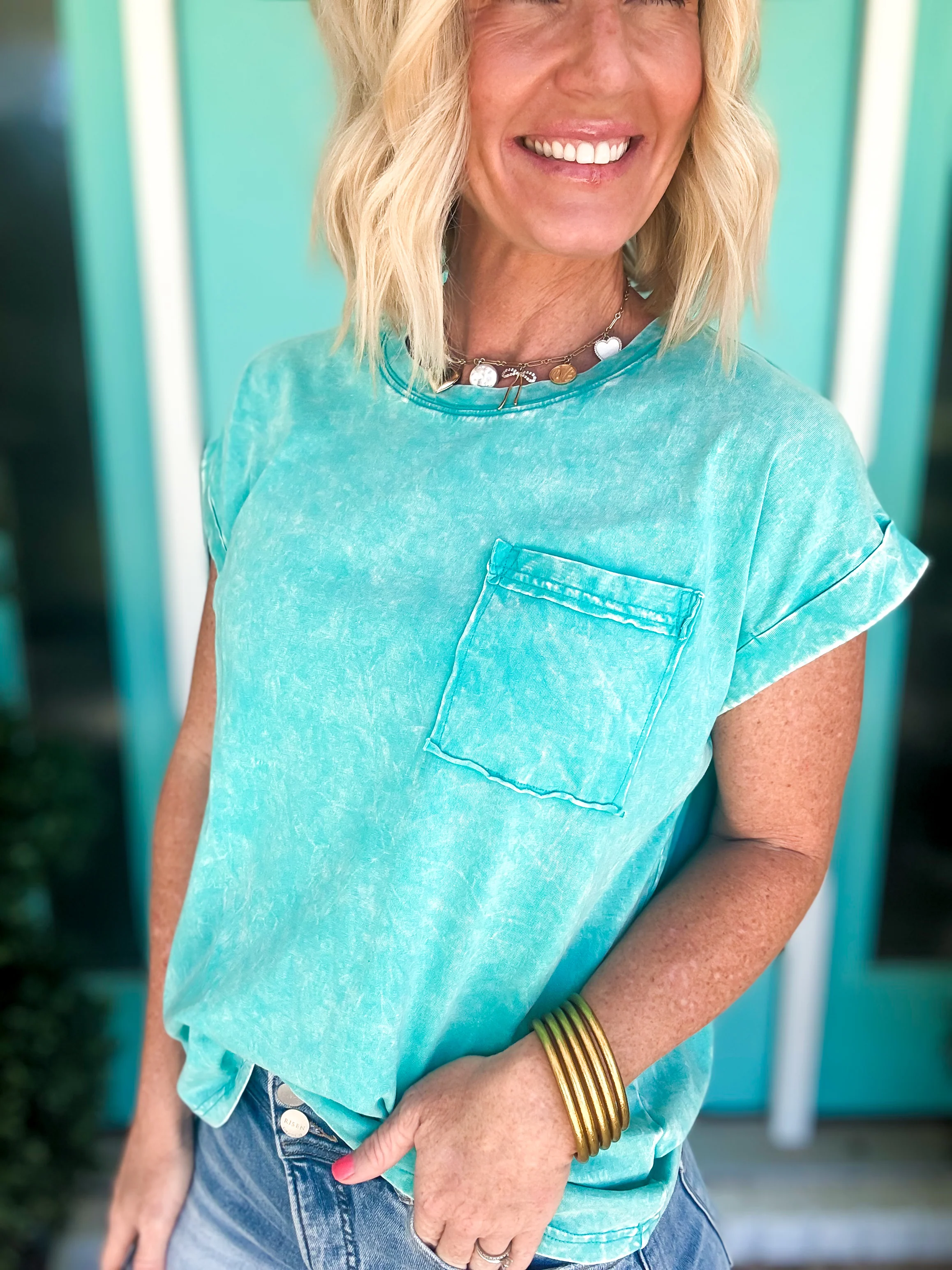 The Go-To Fold Sleeve Tee - Image 4