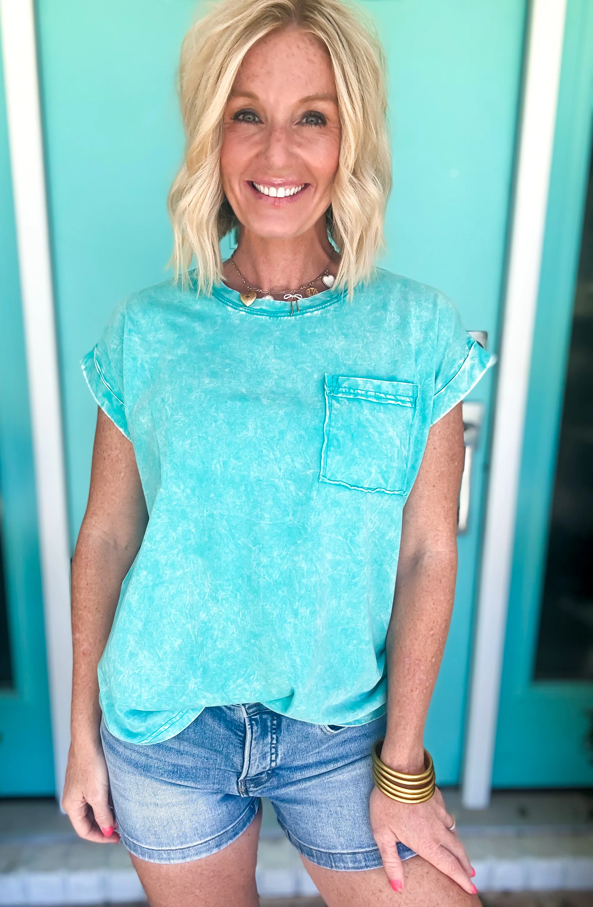 The Go-To Fold Sleeve Tee - Image 5