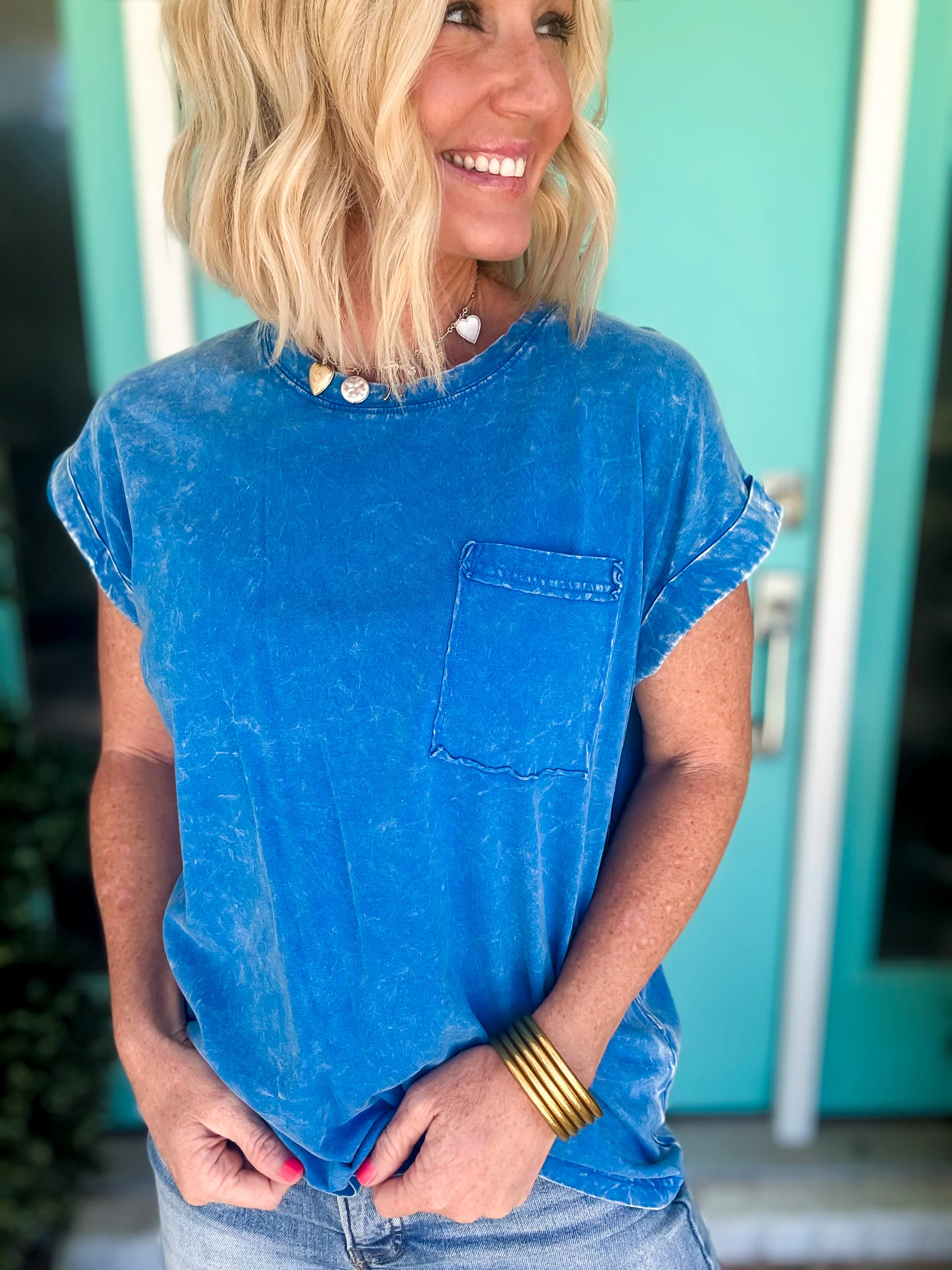The Go-To Fold Sleeve Tee - Image 6