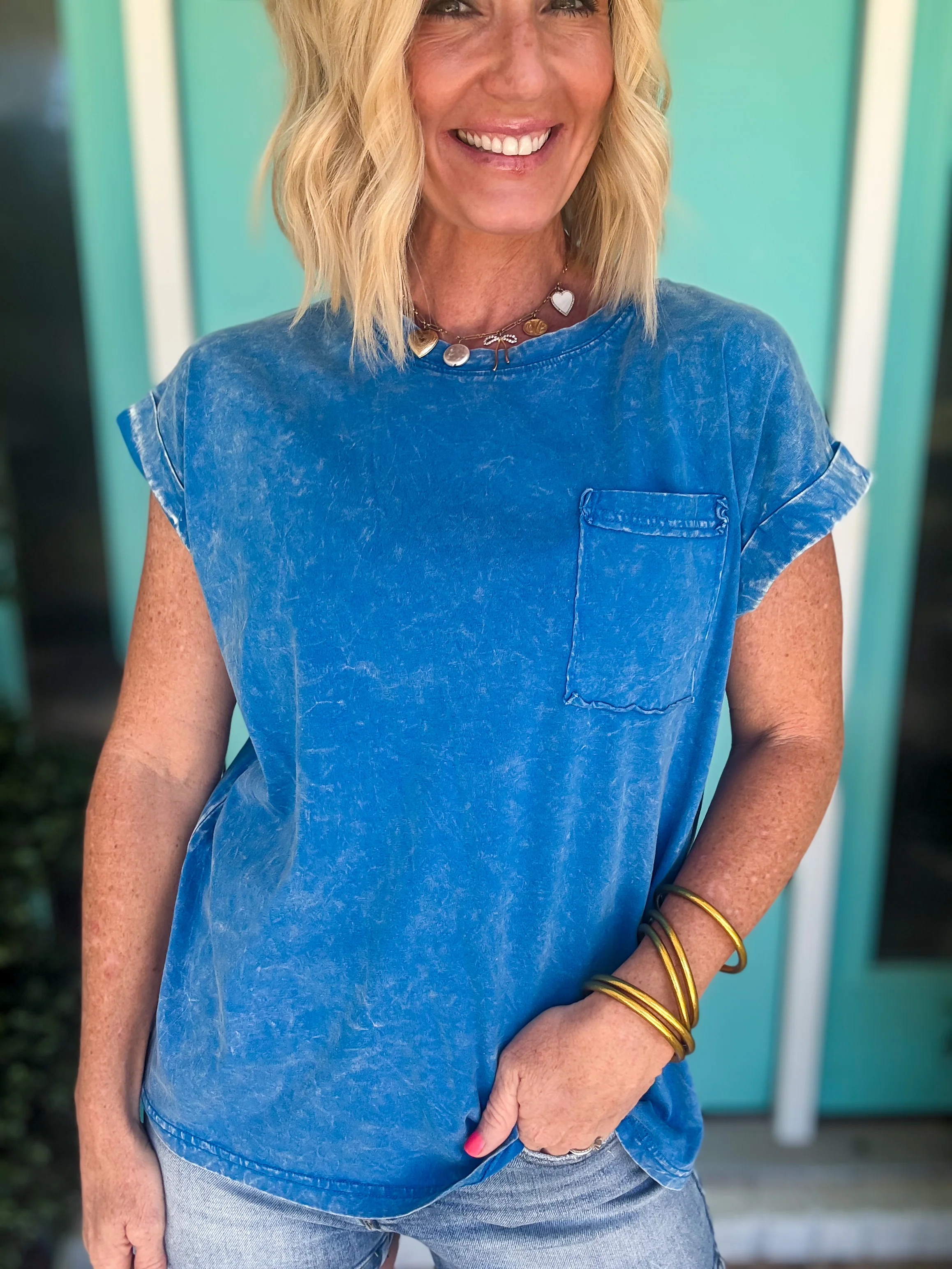 The Go-To Fold Sleeve Tee - Image 7