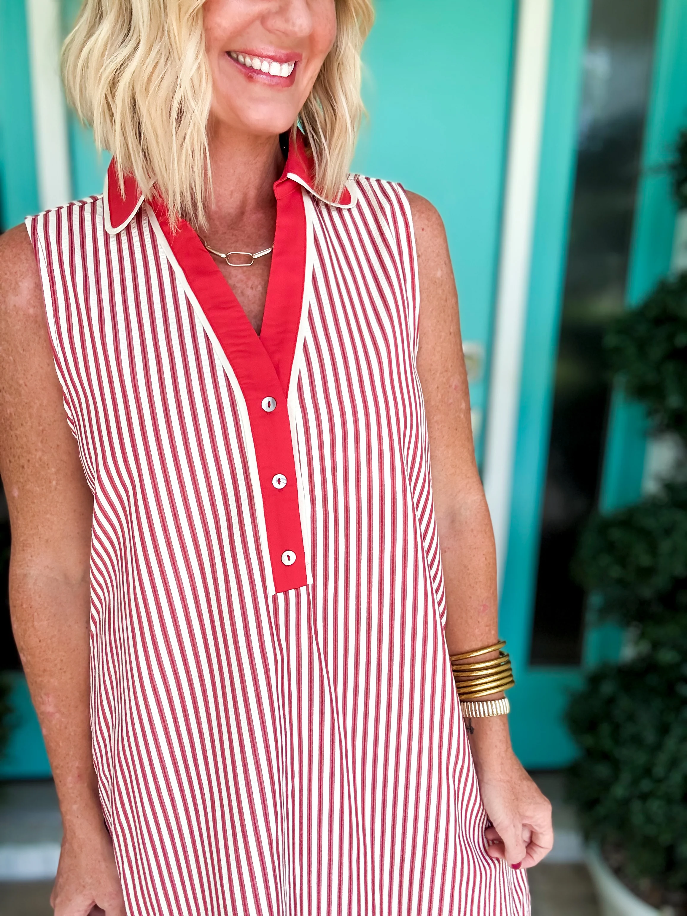 The Sadie Stripe Dress - Image 2