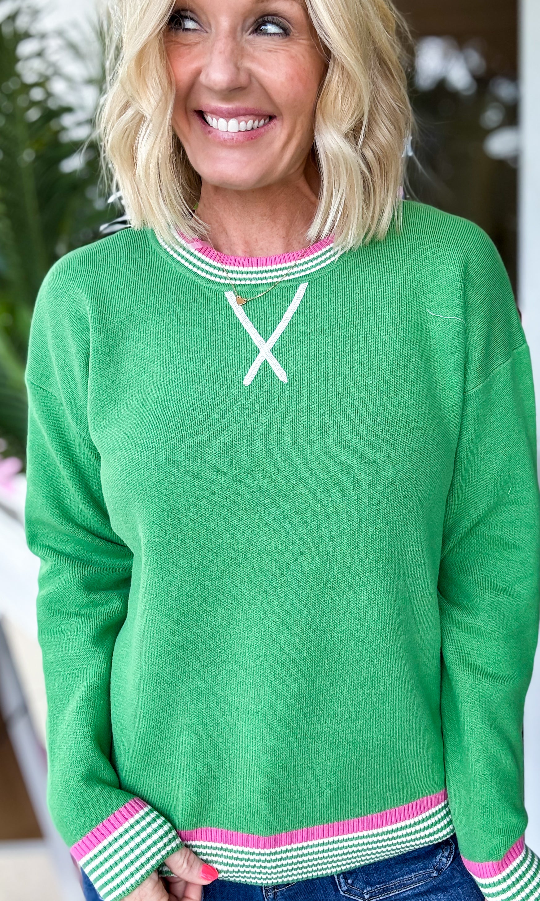 The Spring Varsity Sweater - Image 5