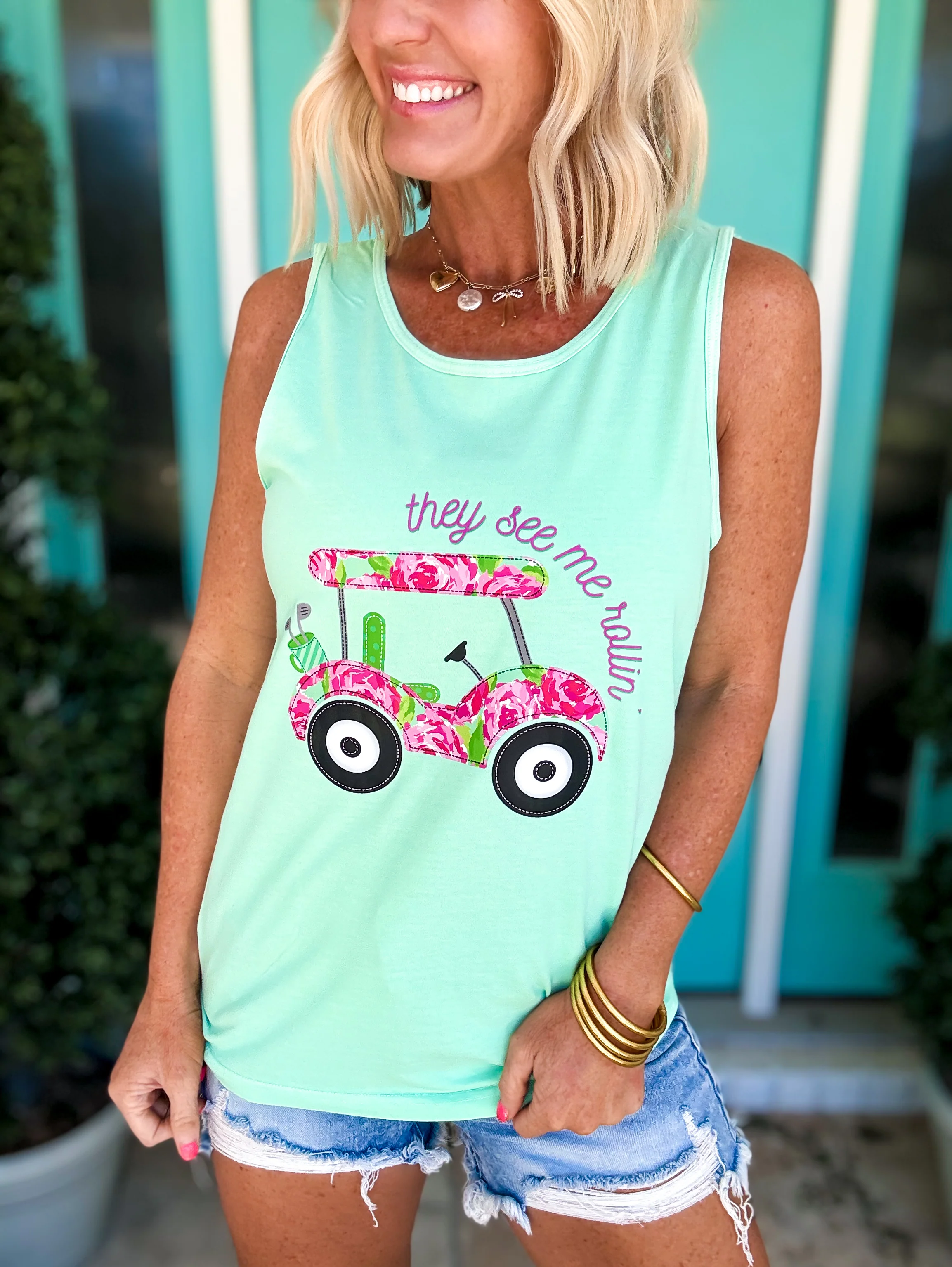 They See Me Rollin' Tee/Tank - Image 4
