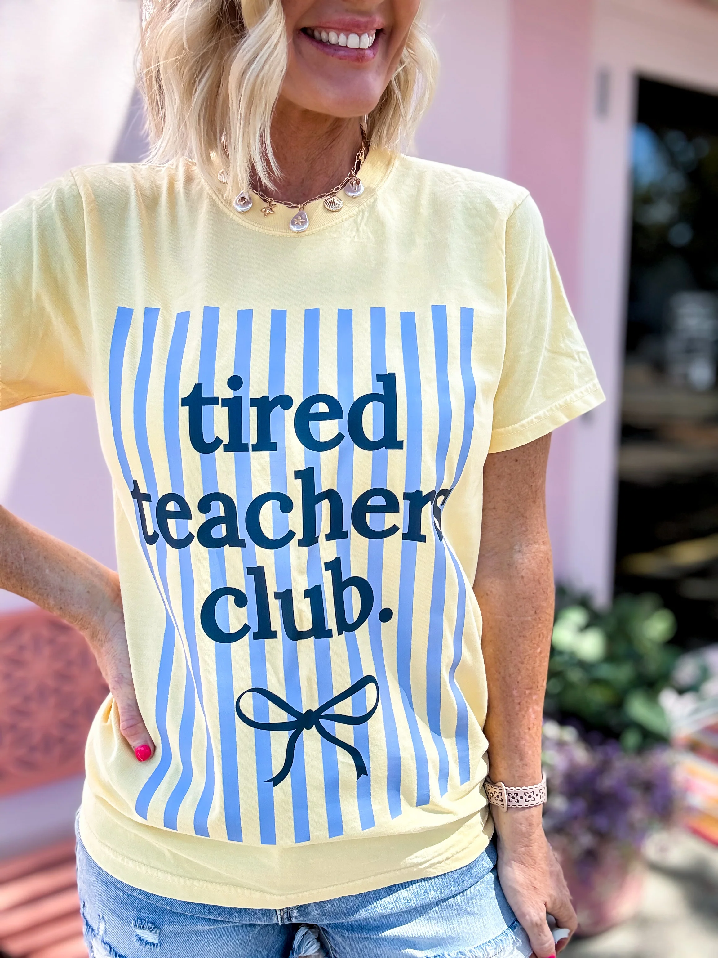 Tired Teachers Tee - Image 2